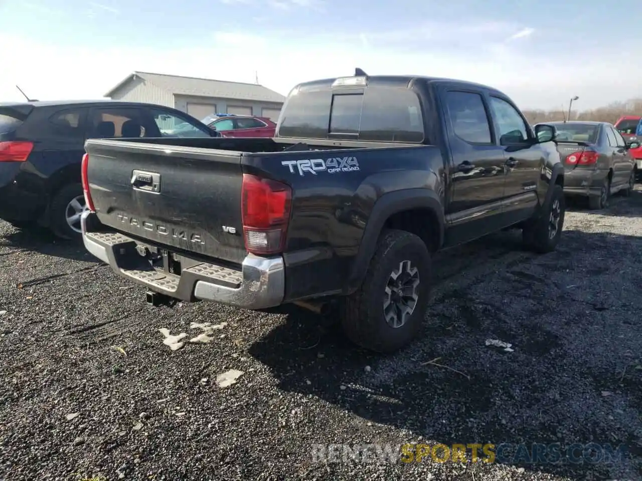 4 Photograph of a damaged car 5TFCZ5AN9KX169714 TOYOTA TACOMA 2019