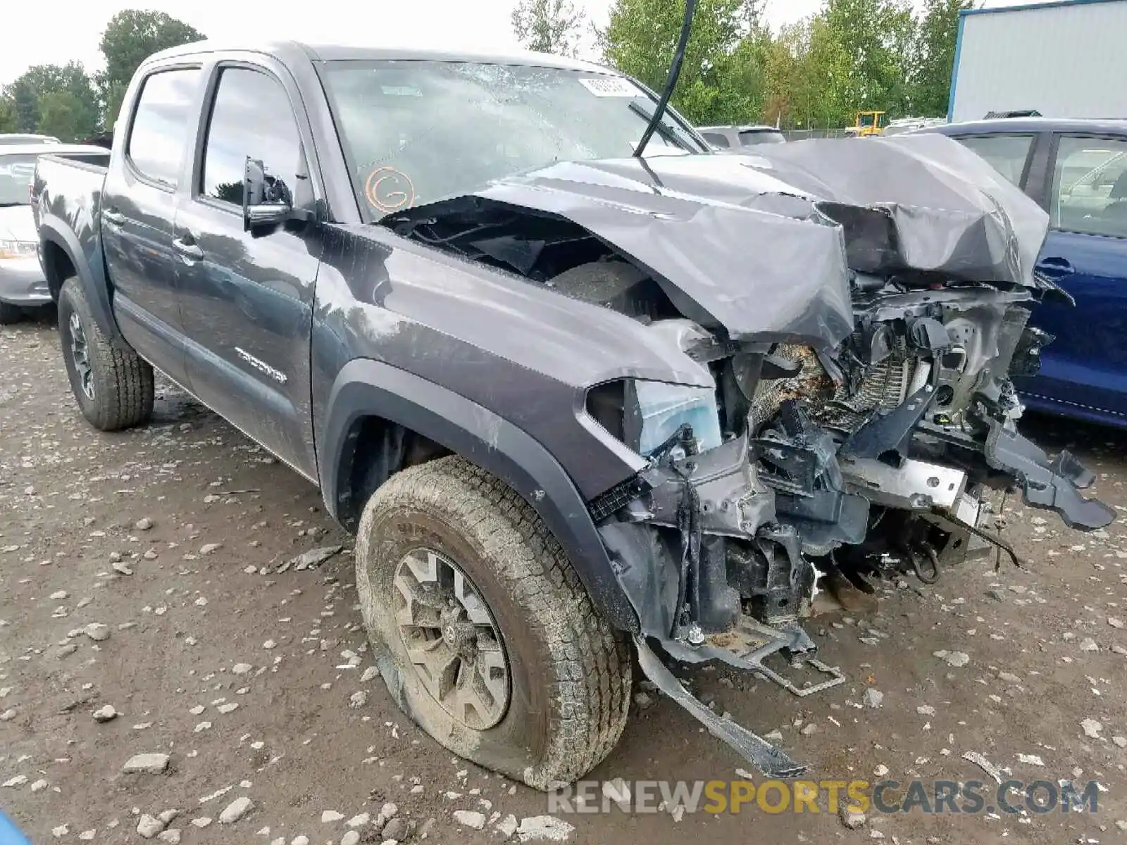 1 Photograph of a damaged car 5TFCZ5AN9KX171351 TOYOTA TACOMA 2019