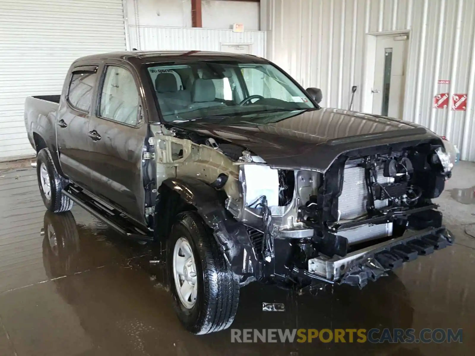 1 Photograph of a damaged car 5TFCZ5AN9KX173892 TOYOTA TACOMA 2019