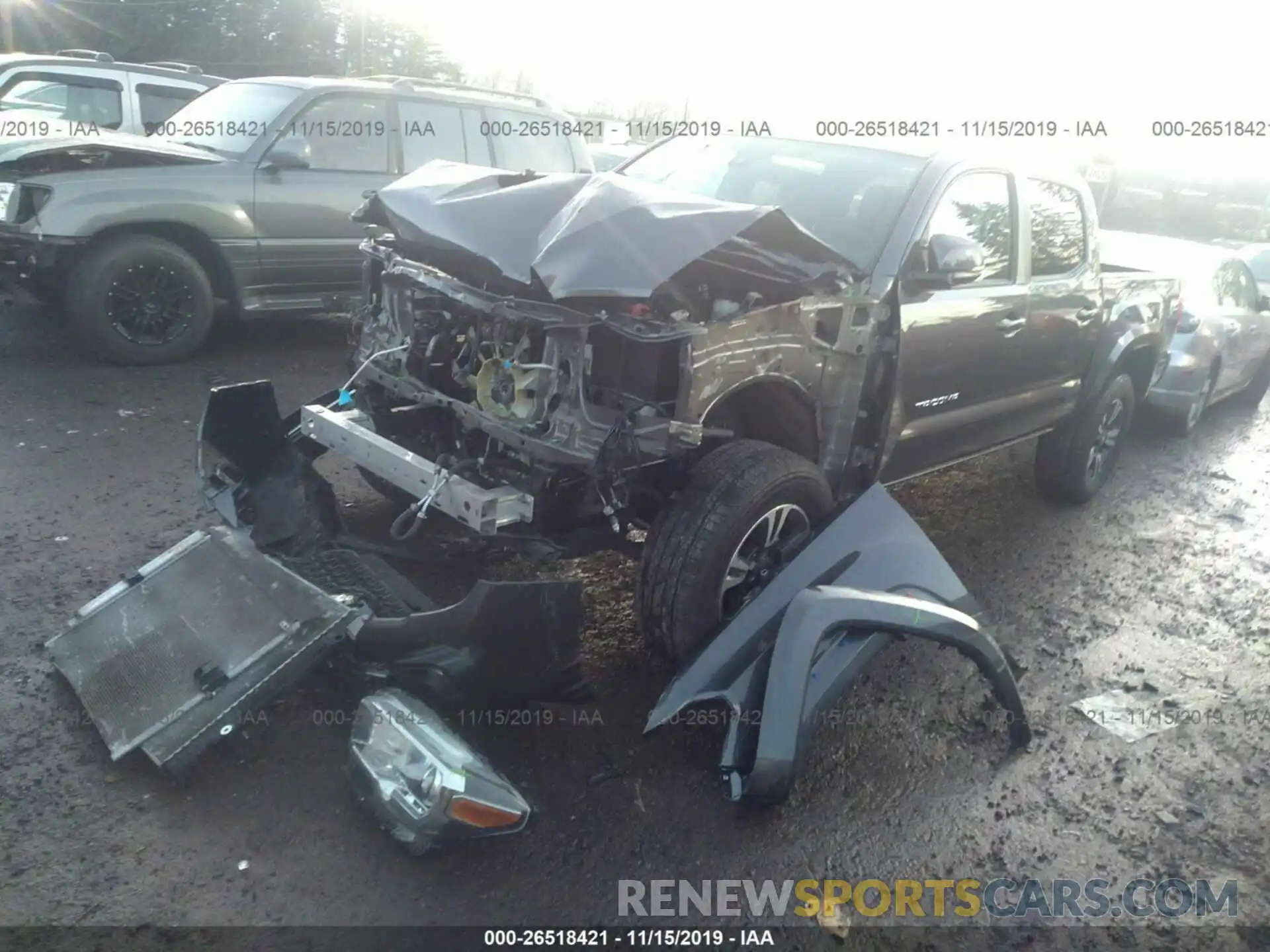 2 Photograph of a damaged car 5TFCZ5AN9KX175660 TOYOTA TACOMA 2019