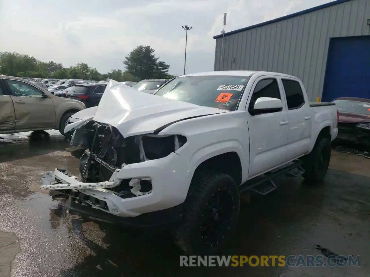 2 Photograph of a damaged car 5TFCZ5AN9KX176257 TOYOTA TACOMA 2019