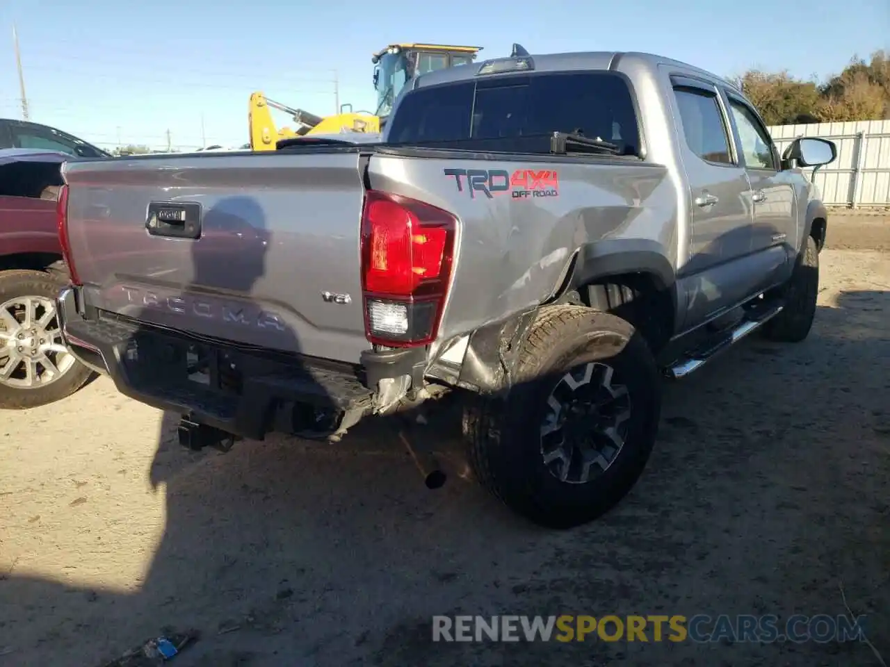 4 Photograph of a damaged car 5TFCZ5AN9KX176517 TOYOTA TACOMA 2019