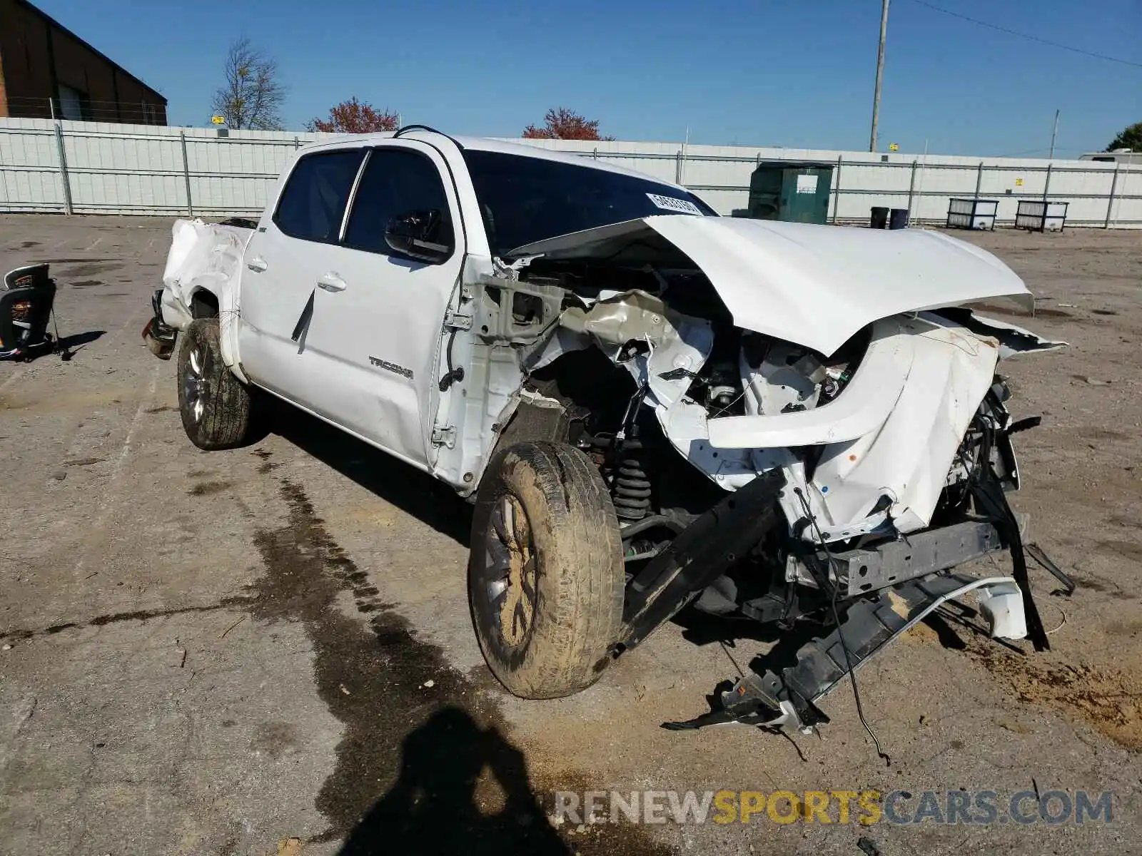 1 Photograph of a damaged car 5TFCZ5AN9KX180146 TOYOTA TACOMA 2019