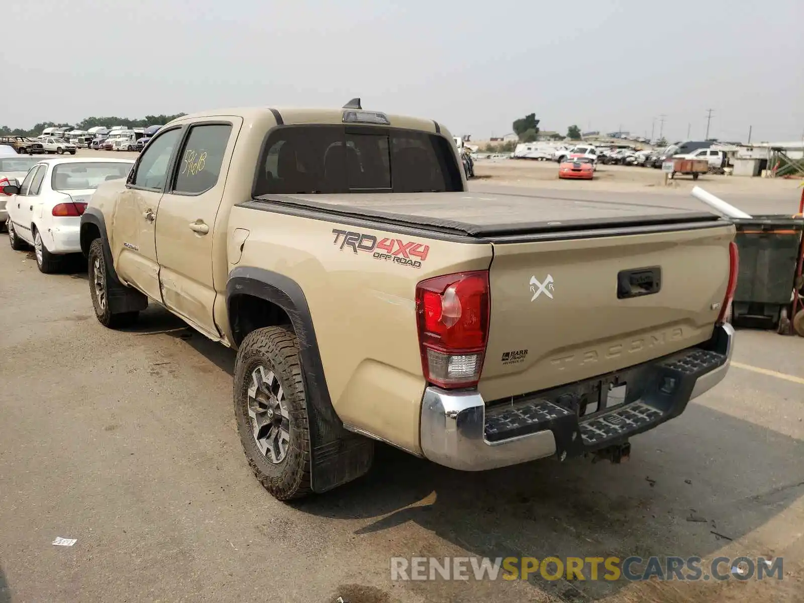 3 Photograph of a damaged car 5TFCZ5AN9KX180745 TOYOTA TACOMA 2019