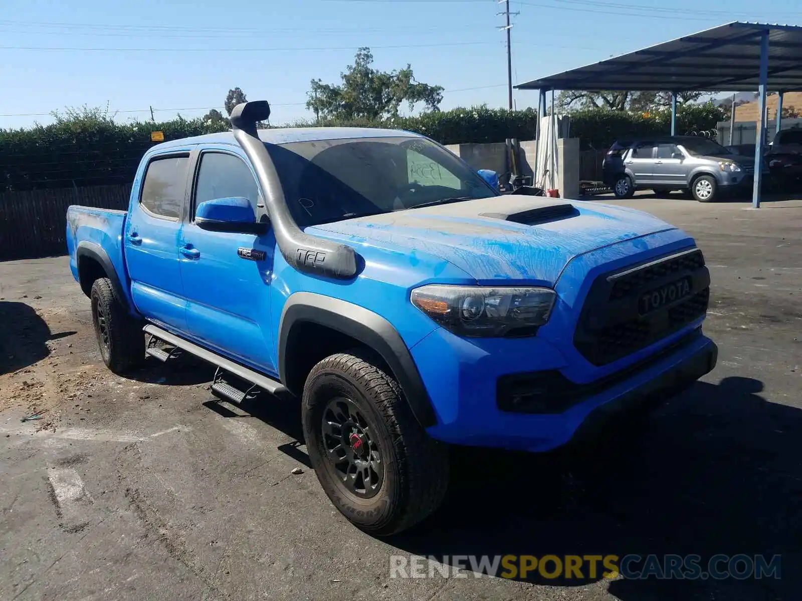 1 Photograph of a damaged car 5TFCZ5AN9KX188134 TOYOTA TACOMA 2019