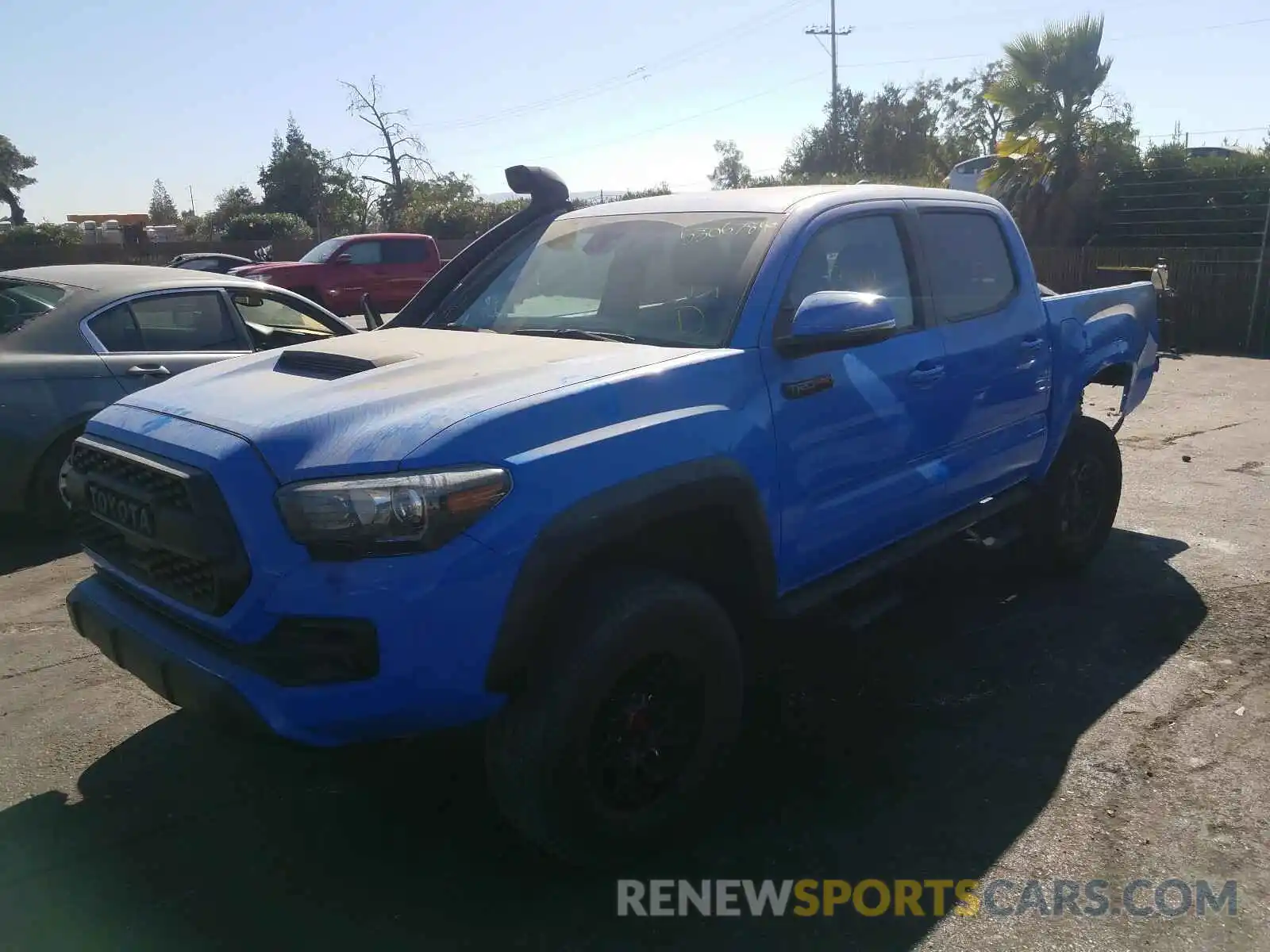 2 Photograph of a damaged car 5TFCZ5AN9KX188134 TOYOTA TACOMA 2019