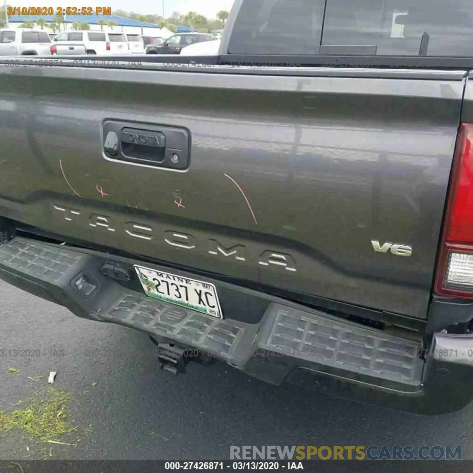 15 Photograph of a damaged car 5TFCZ5AN9KX197044 TOYOTA TACOMA 2019