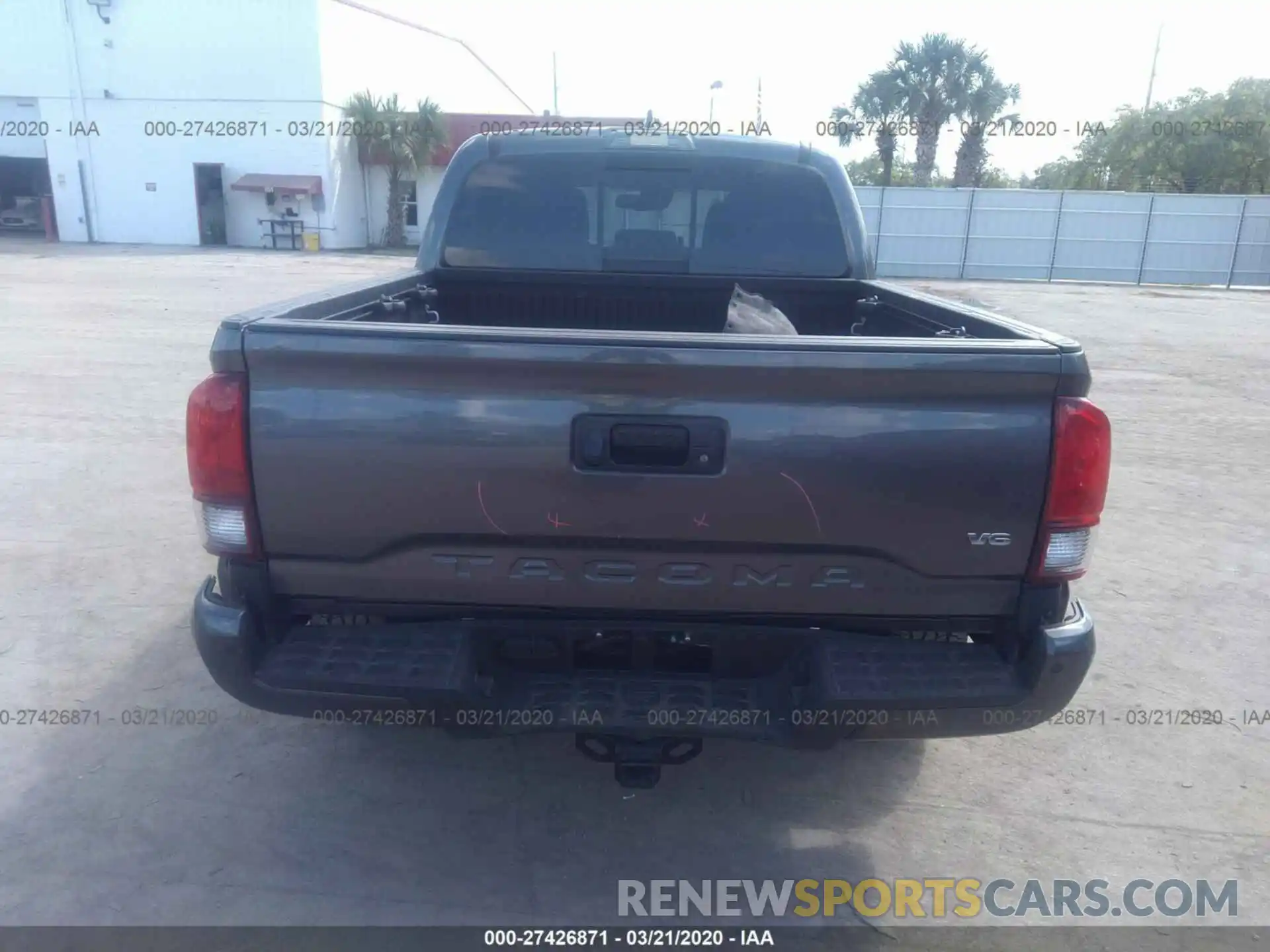 6 Photograph of a damaged car 5TFCZ5AN9KX197044 TOYOTA TACOMA 2019