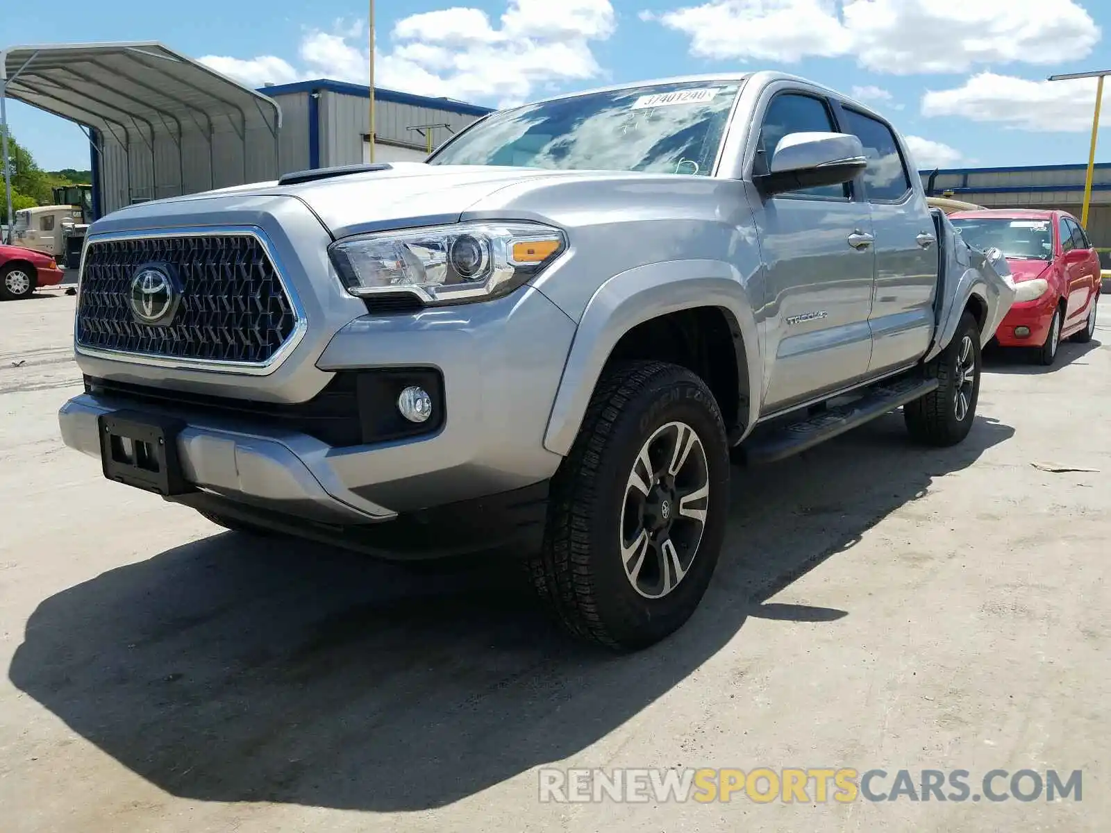 2 Photograph of a damaged car 5TFCZ5AN9KX197447 TOYOTA TACOMA 2019