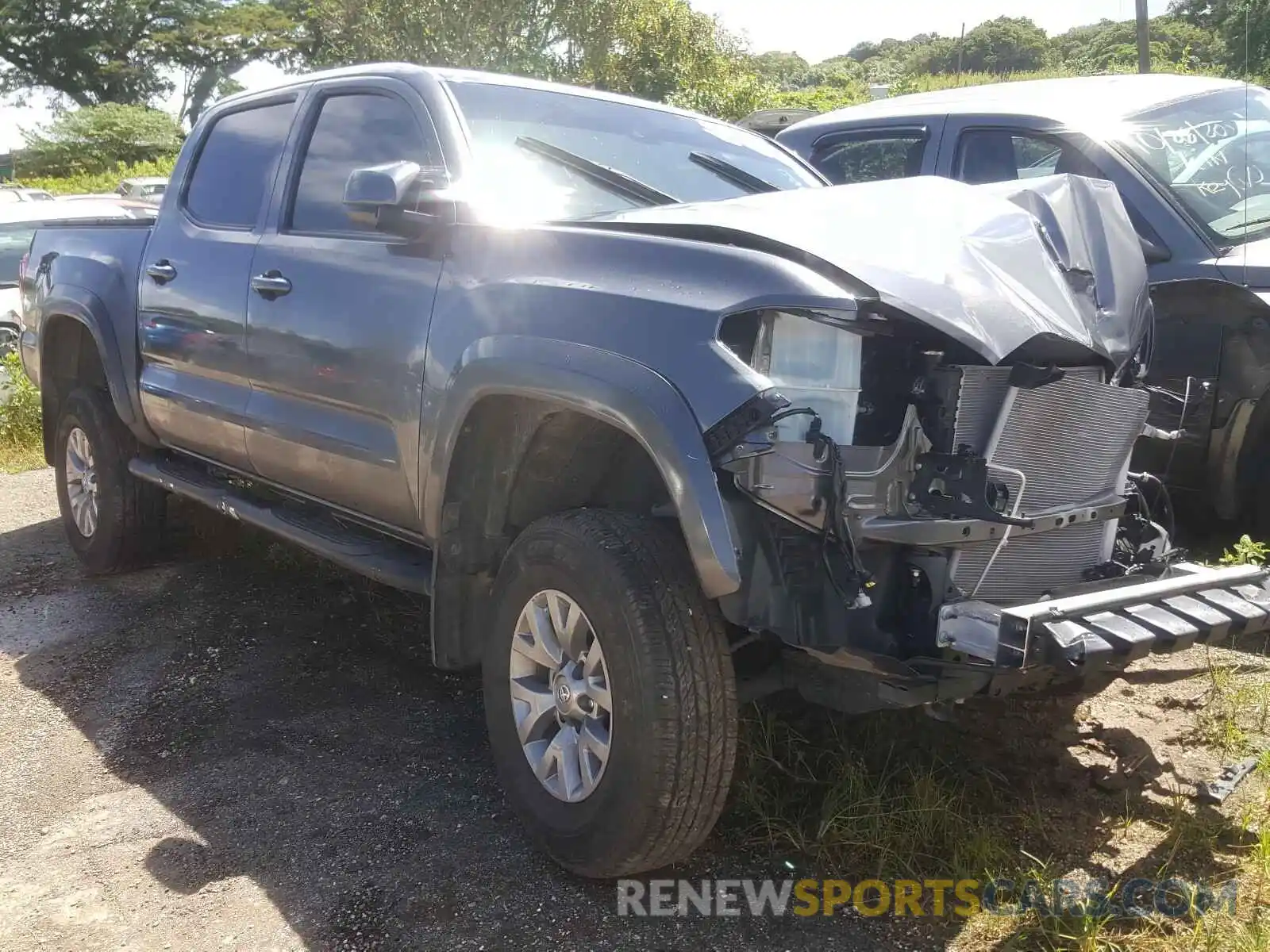 1 Photograph of a damaged car 5TFCZ5AN9KX197951 TOYOTA TACOMA 2019