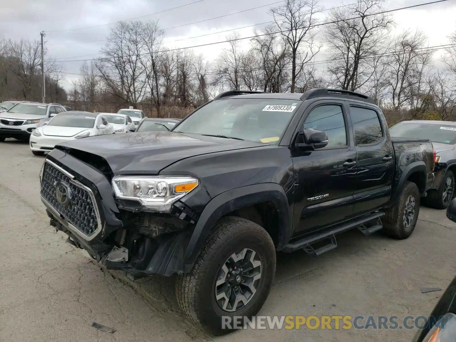 2 Photograph of a damaged car 5TFCZ5AN9KX204140 TOYOTA TACOMA 2019