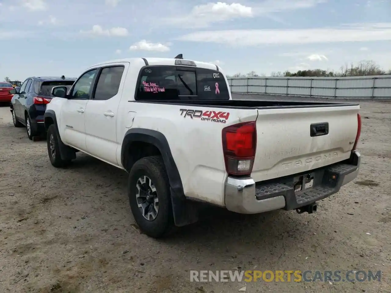 3 Photograph of a damaged car 5TFCZ5AN9KX210973 TOYOTA TACOMA 2019