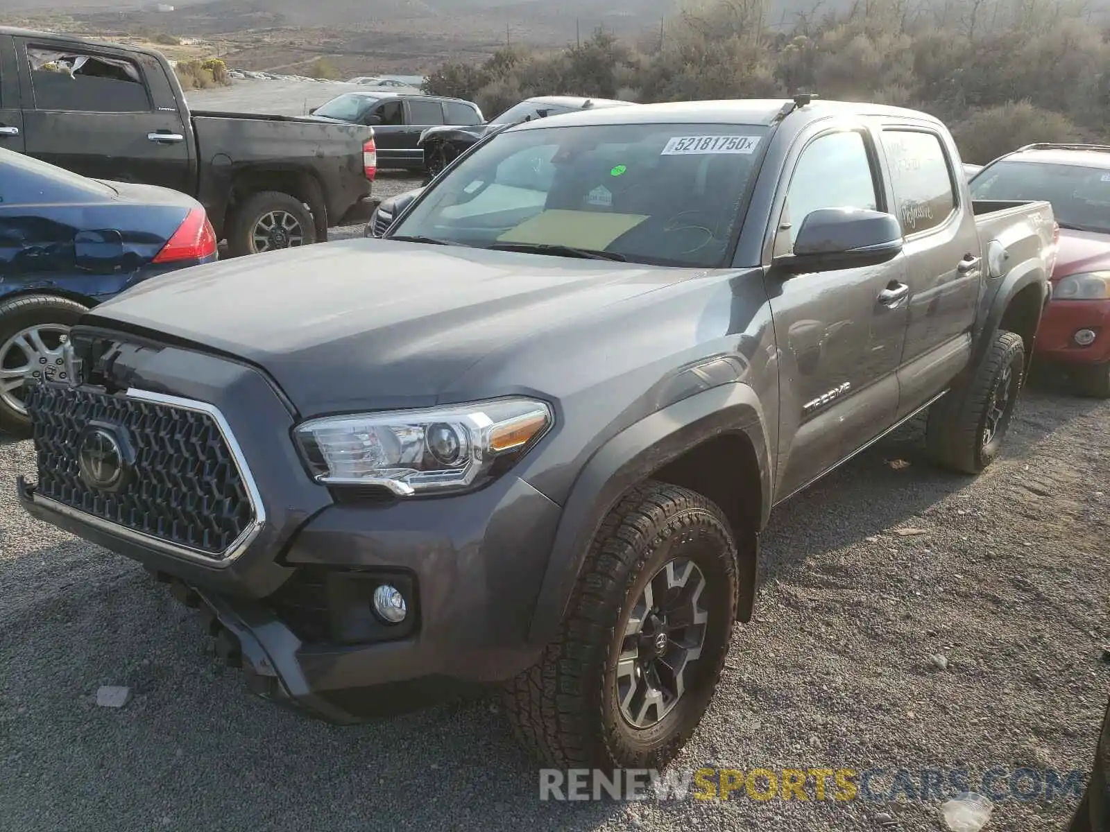 2 Photograph of a damaged car 5TFCZ5ANXKX168264 TOYOTA TACOMA 2019