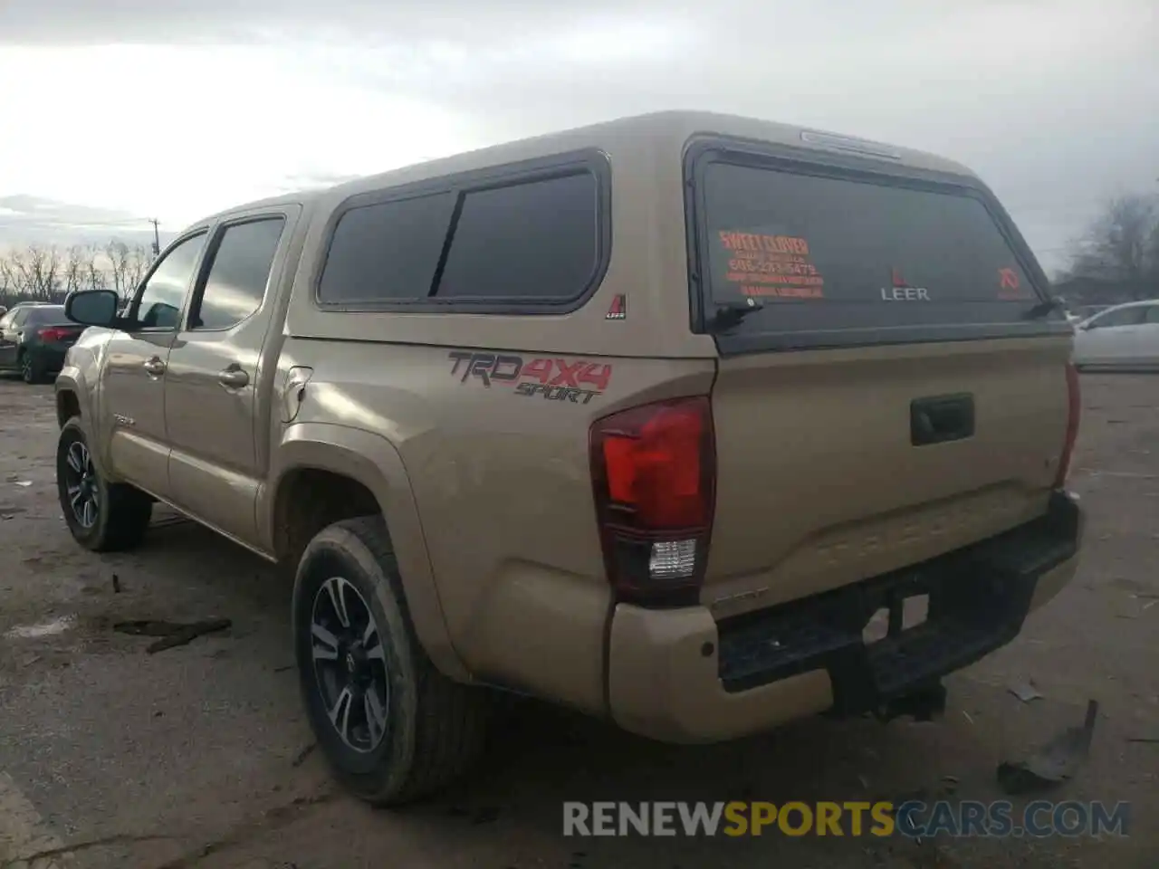 3 Photograph of a damaged car 5TFCZ5ANXKX169057 TOYOTA TACOMA 2019