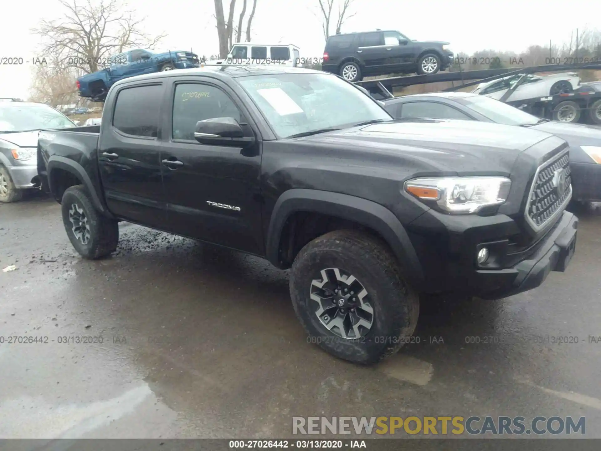 1 Photograph of a damaged car 5TFCZ5ANXKX171620 TOYOTA TACOMA 2019