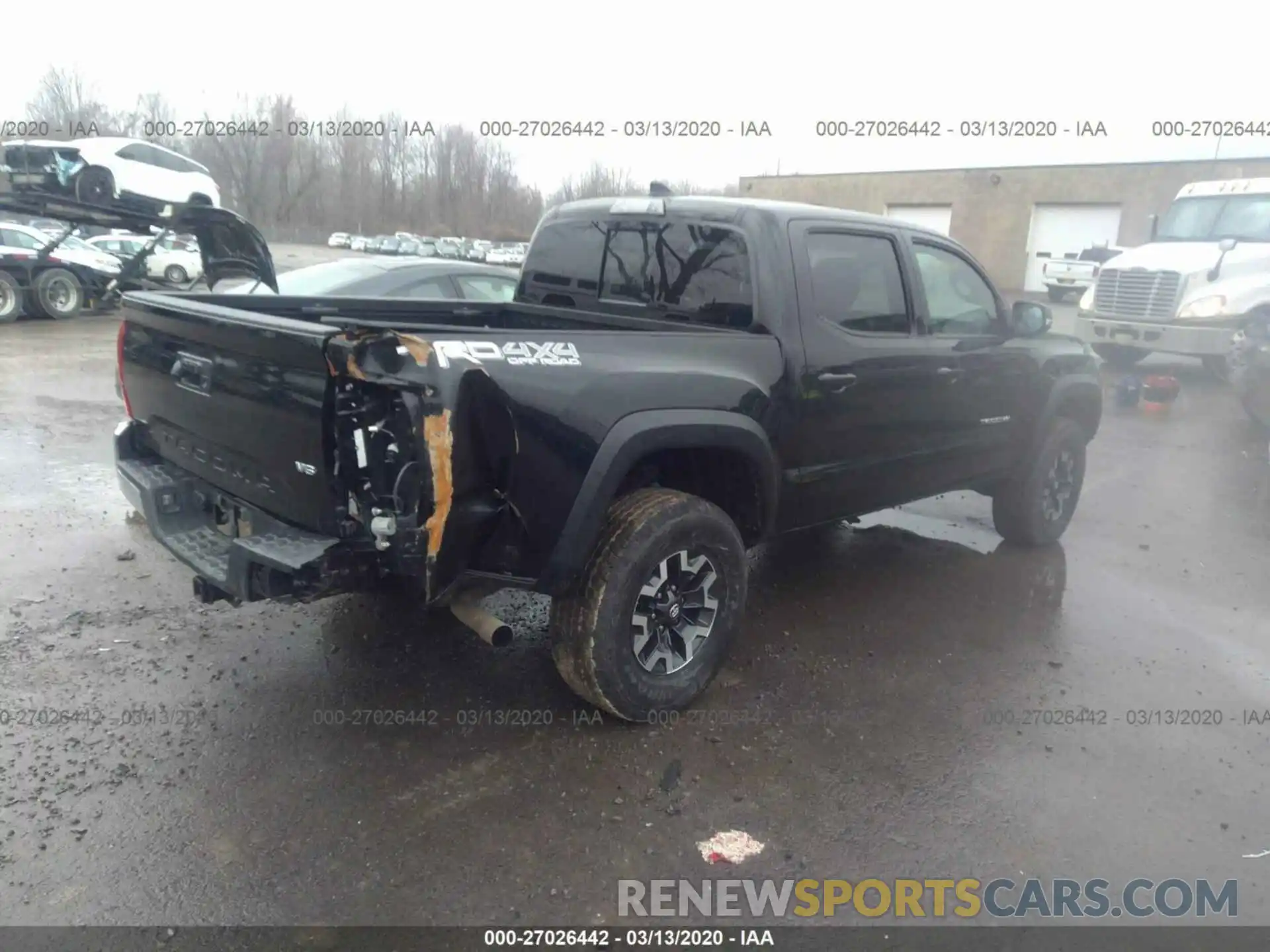 4 Фотография поврежденного автомобиля 5TFCZ5ANXKX171620 TOYOTA TACOMA 2019