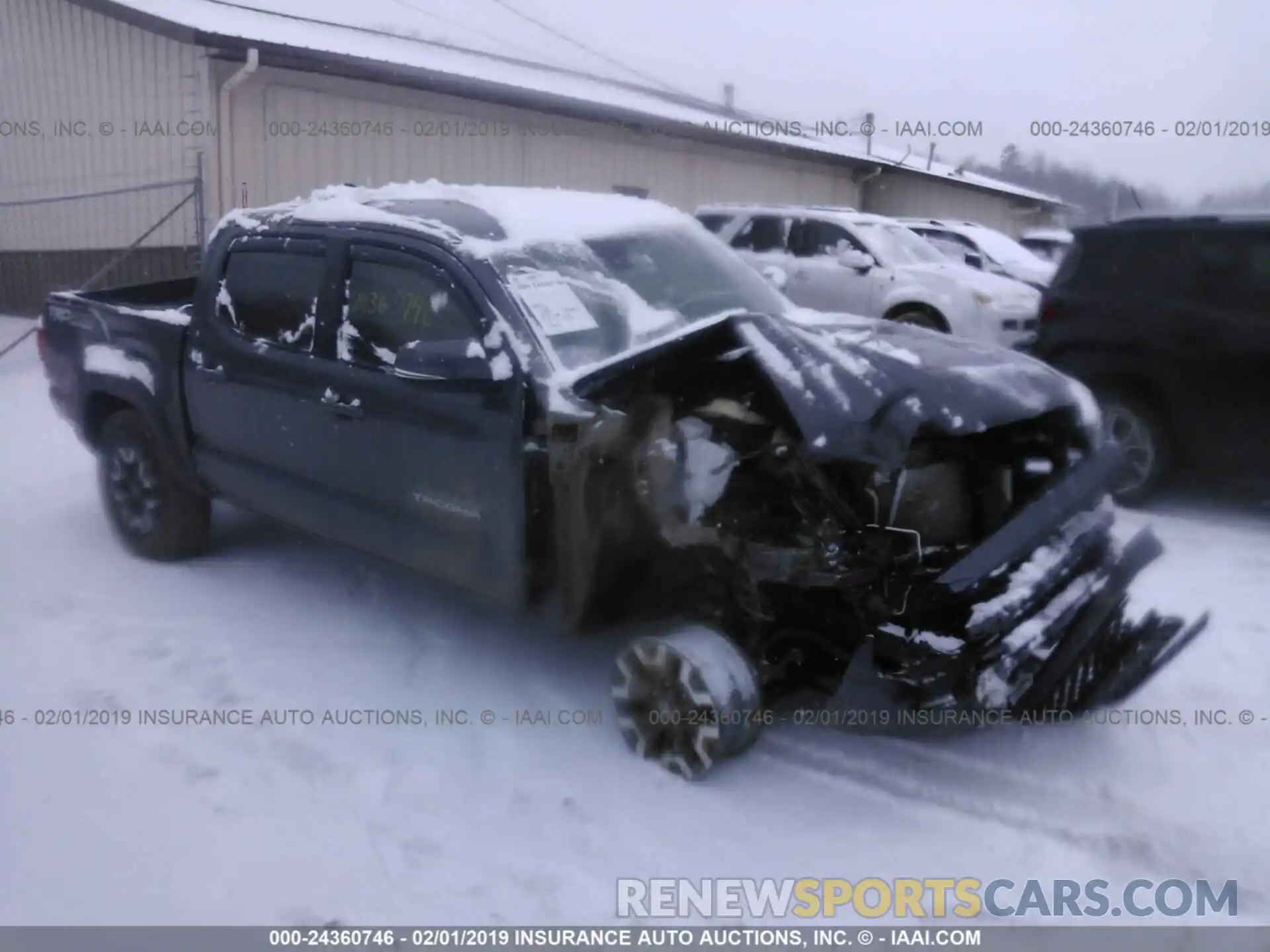 1 Photograph of a damaged car 5TFCZ5ANXKX172248 TOYOTA TACOMA 2019