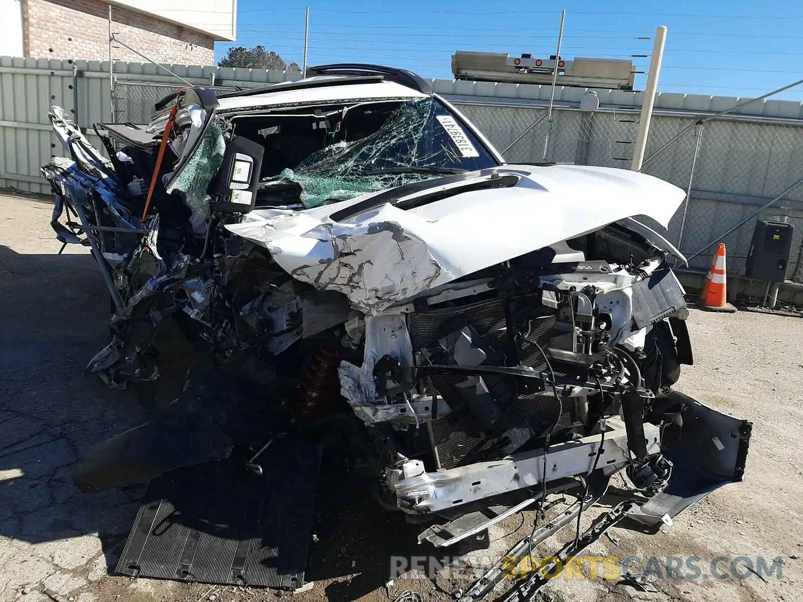 1 Photograph of a damaged car 5TFCZ5ANXKX181418 TOYOTA TACOMA 2019