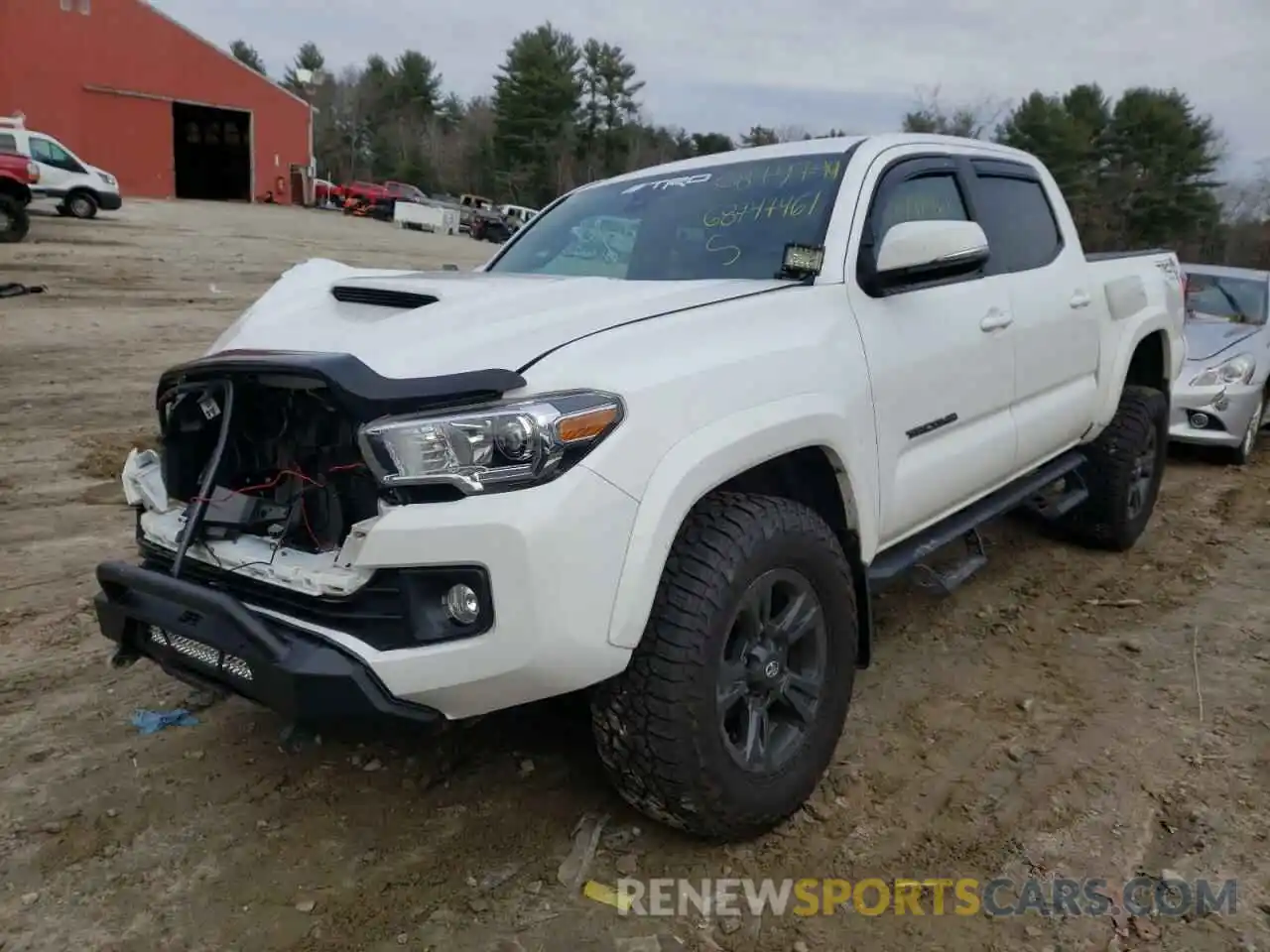 2 Photograph of a damaged car 5TFCZ5ANXKX181953 TOYOTA TACOMA 2019