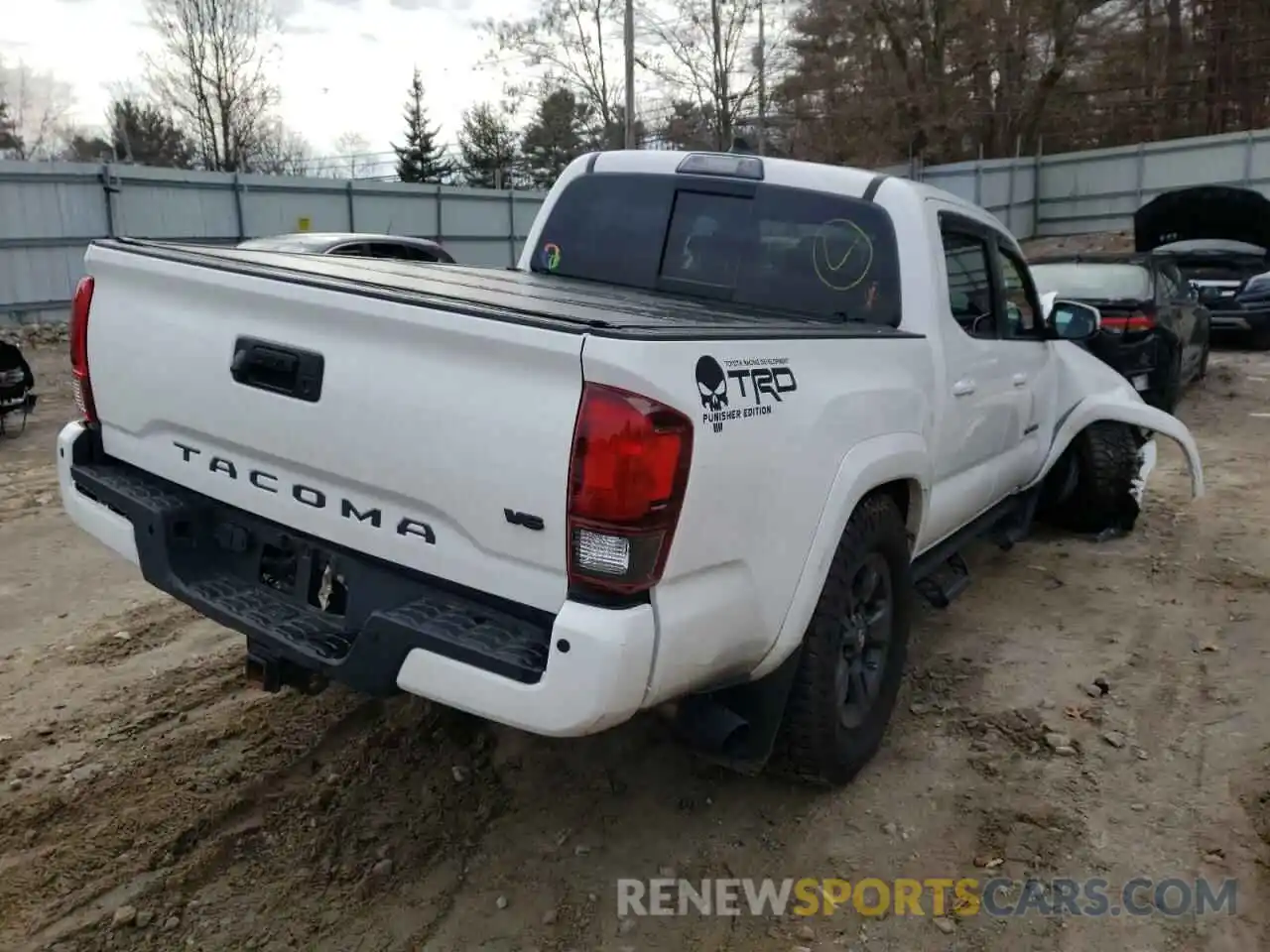 4 Photograph of a damaged car 5TFCZ5ANXKX181953 TOYOTA TACOMA 2019