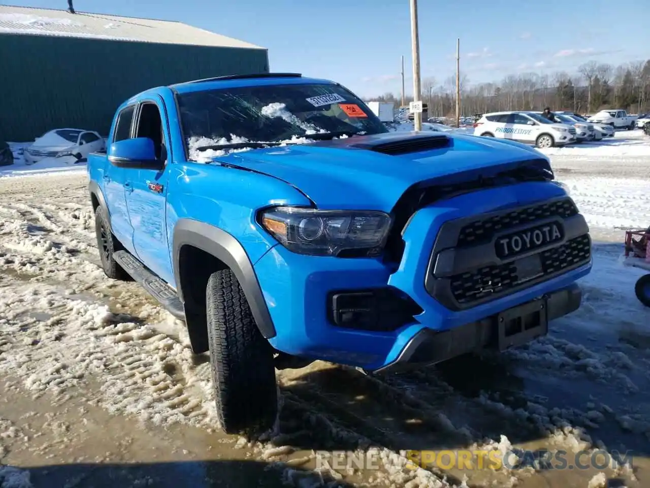 1 Photograph of a damaged car 5TFCZ5ANXKX184643 TOYOTA TACOMA 2019