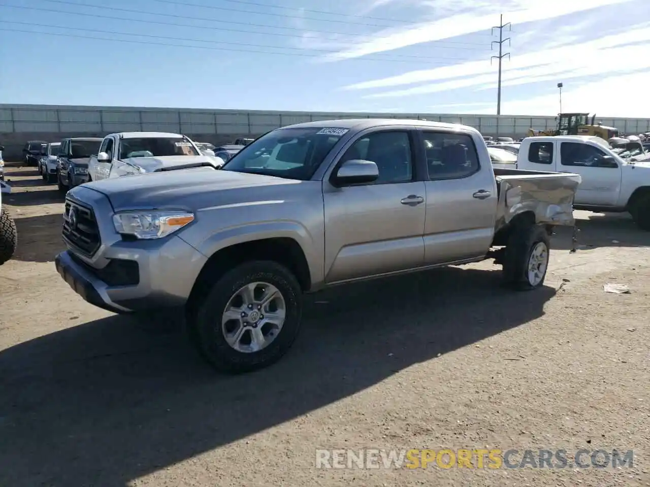 1 Photograph of a damaged car 5TFCZ5ANXKX184660 TOYOTA TACOMA 2019