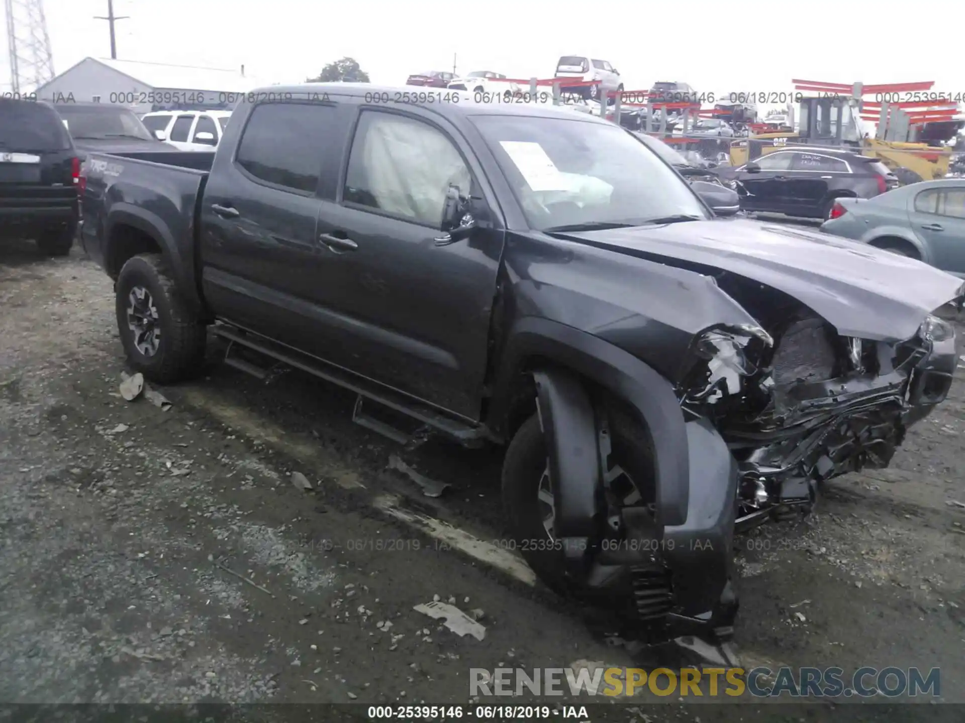 1 Photograph of a damaged car 5TFCZ5ANXKX188580 TOYOTA TACOMA 2019