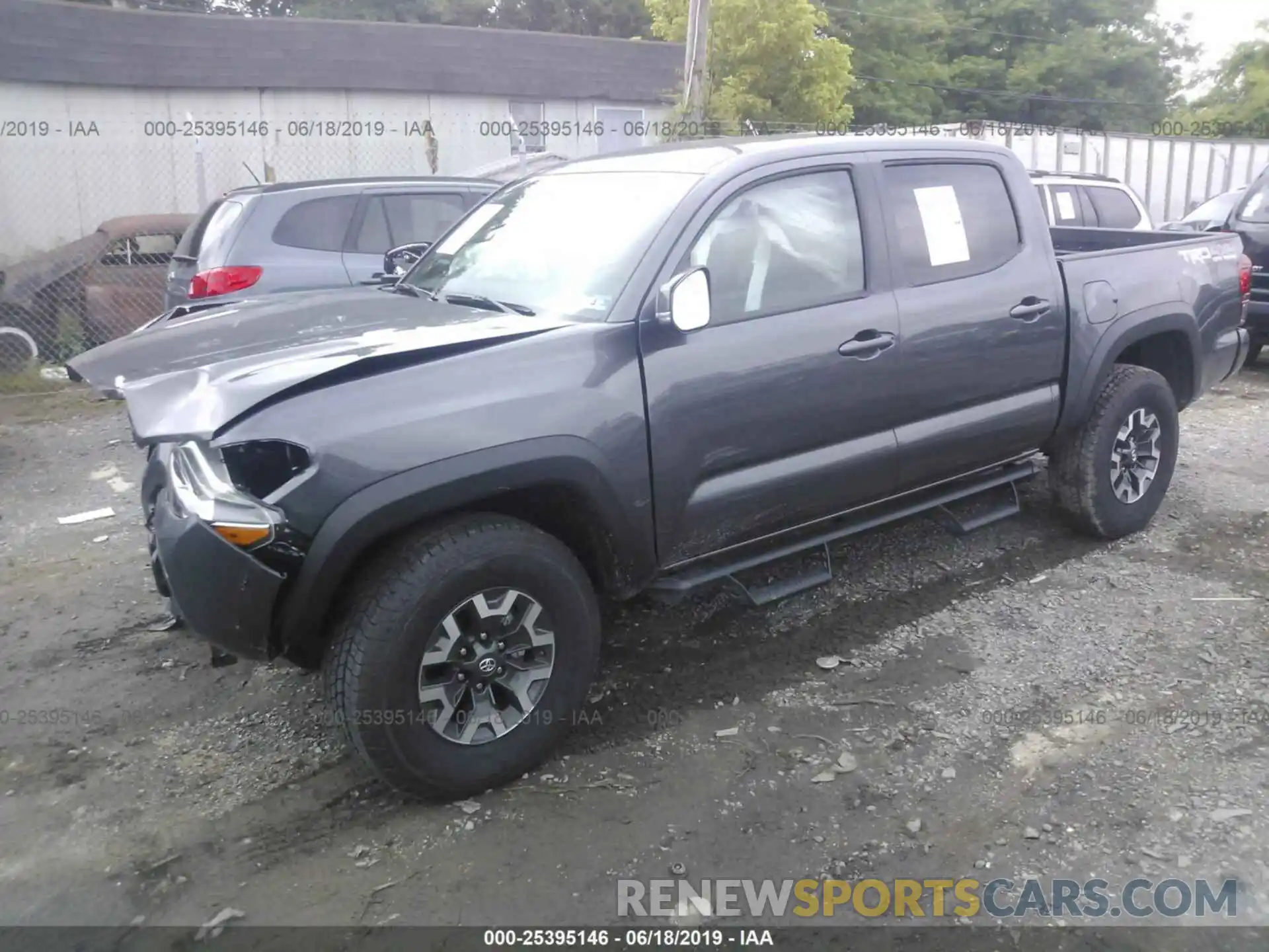 2 Photograph of a damaged car 5TFCZ5ANXKX188580 TOYOTA TACOMA 2019