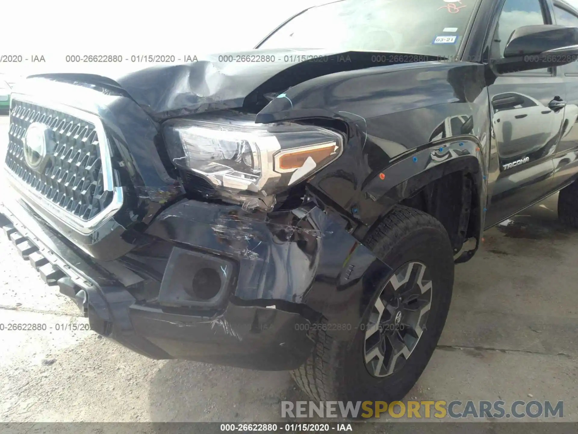 6 Photograph of a damaged car 5TFCZ5ANXKX191656 TOYOTA TACOMA 2019