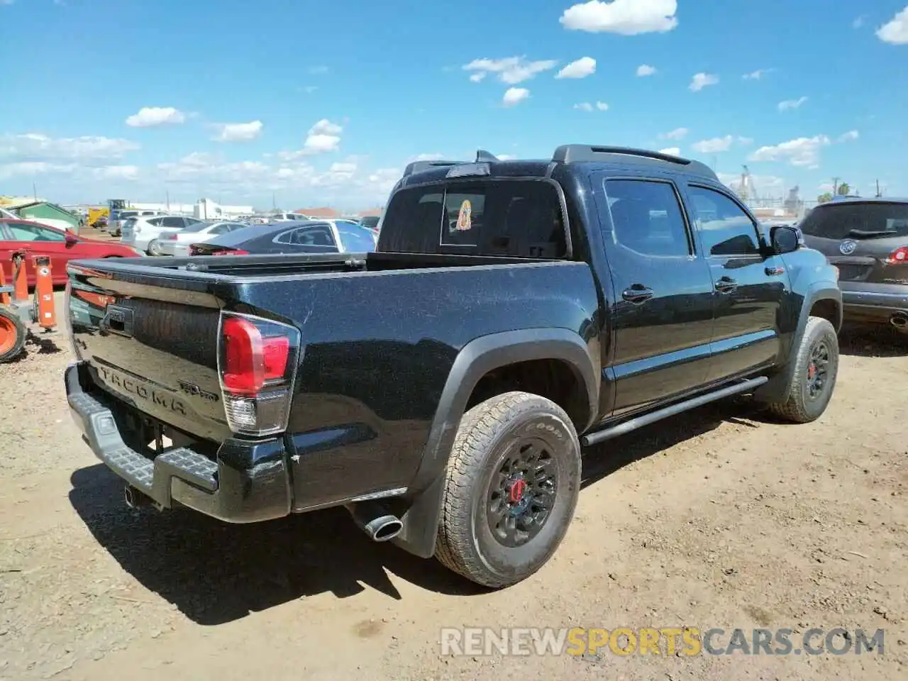 4 Photograph of a damaged car 5TFCZ5ANXKX193858 TOYOTA TACOMA 2019