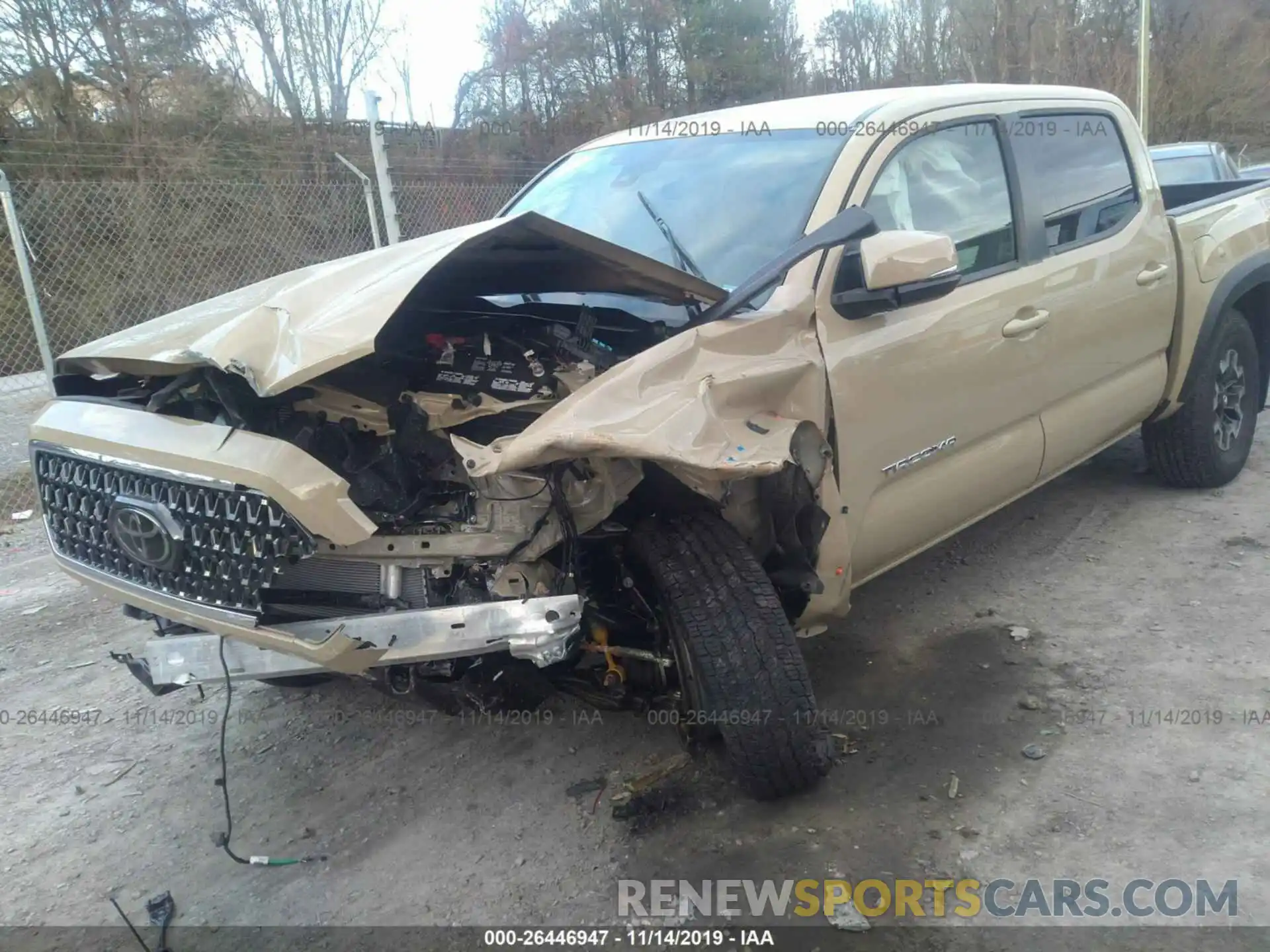 6 Photograph of a damaged car 5TFCZ5ANXKX208553 TOYOTA TACOMA 2019