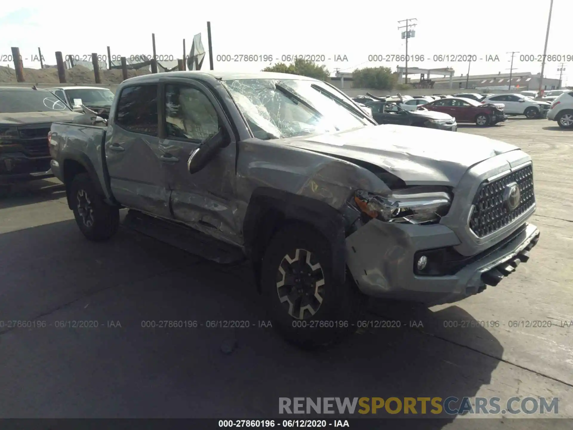 1 Photograph of a damaged car 5TFCZ5ANXKX208746 TOYOTA TACOMA 2019