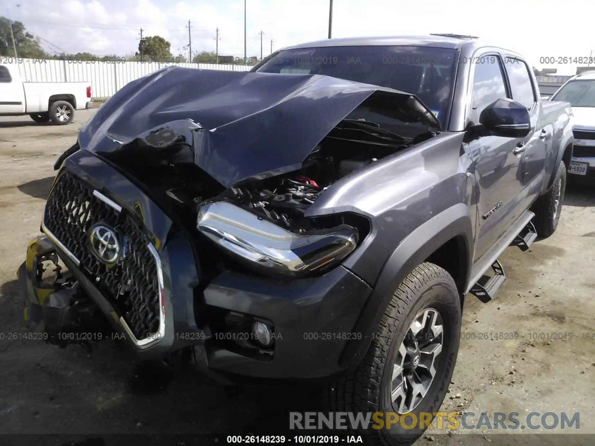 2 Photograph of a damaged car 5TFDZ5BN0KX039601 TOYOTA TACOMA 2019