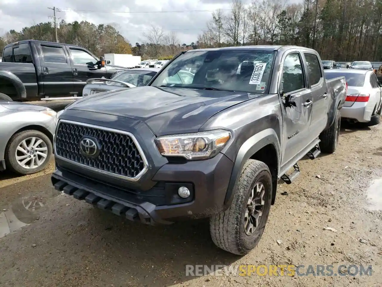 2 Photograph of a damaged car 5TFDZ5BN0KX040067 TOYOTA TACOMA 2019