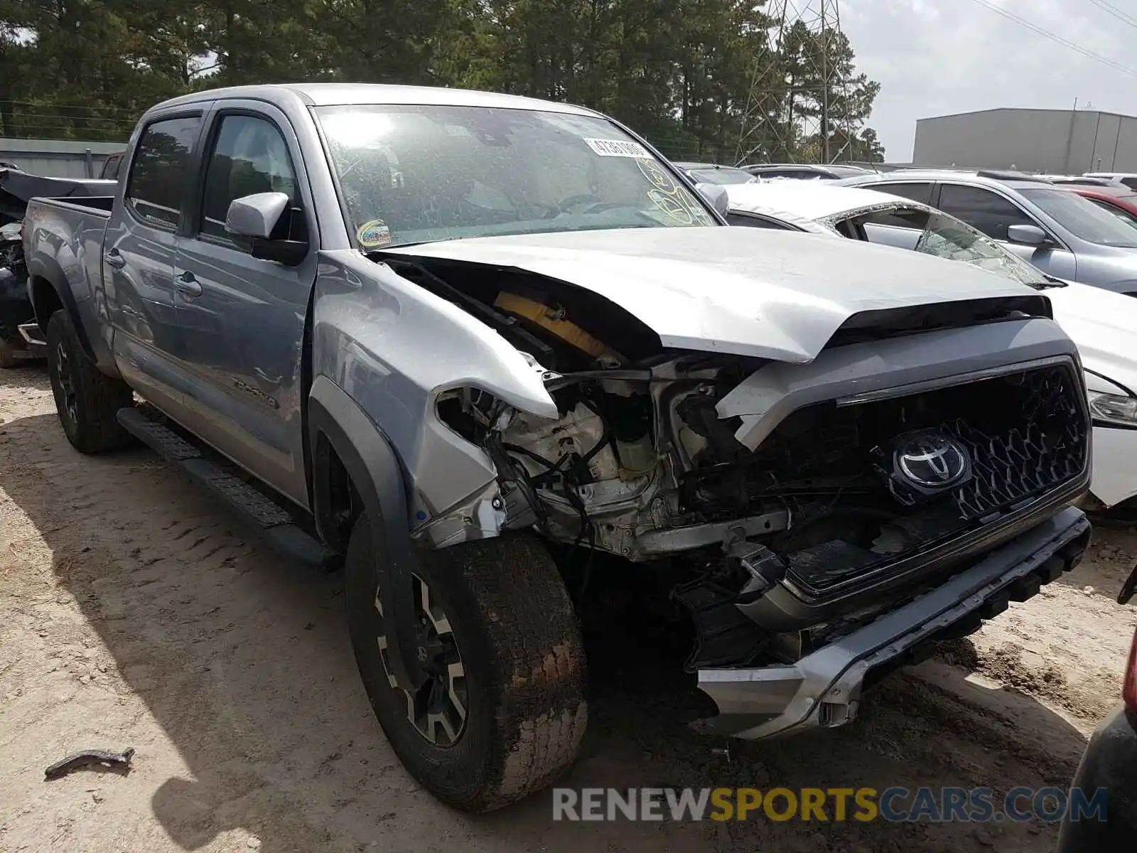 1 Photograph of a damaged car 5TFDZ5BN2KX039308 TOYOTA TACOMA 2019