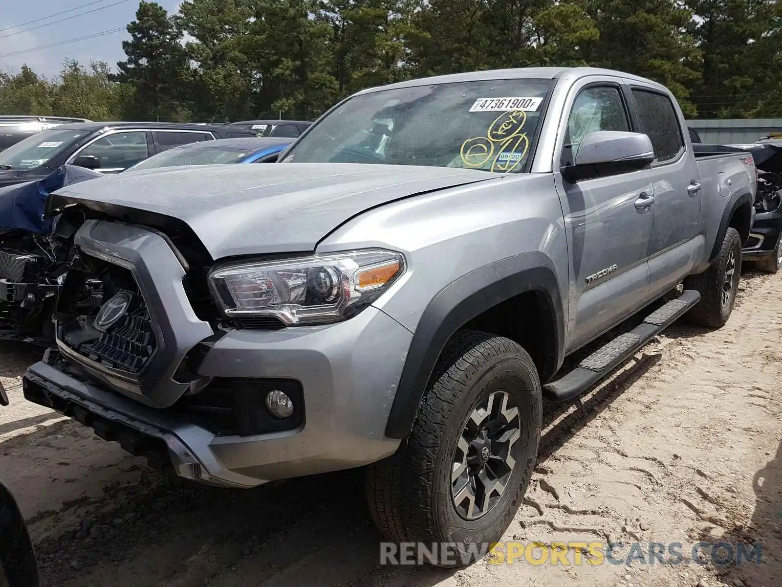 2 Photograph of a damaged car 5TFDZ5BN2KX039308 TOYOTA TACOMA 2019