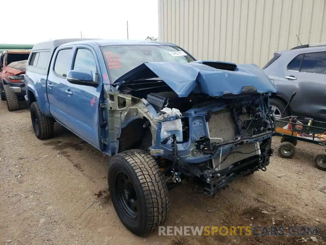 1 Photograph of a damaged car 5TFDZ5BN2KX042970 TOYOTA TACOMA 2019