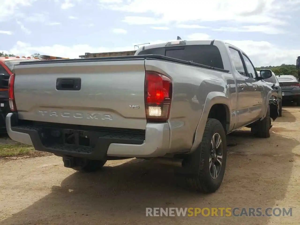 4 Photograph of a damaged car 5TFDZ5BN2KX042984 TOYOTA TACOMA 2019