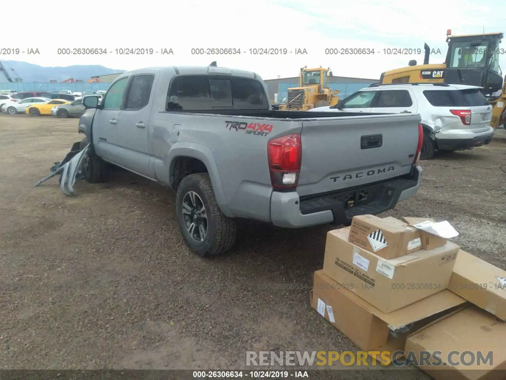 3 Photograph of a damaged car 5TFDZ5BN2KX045352 TOYOTA TACOMA 2019