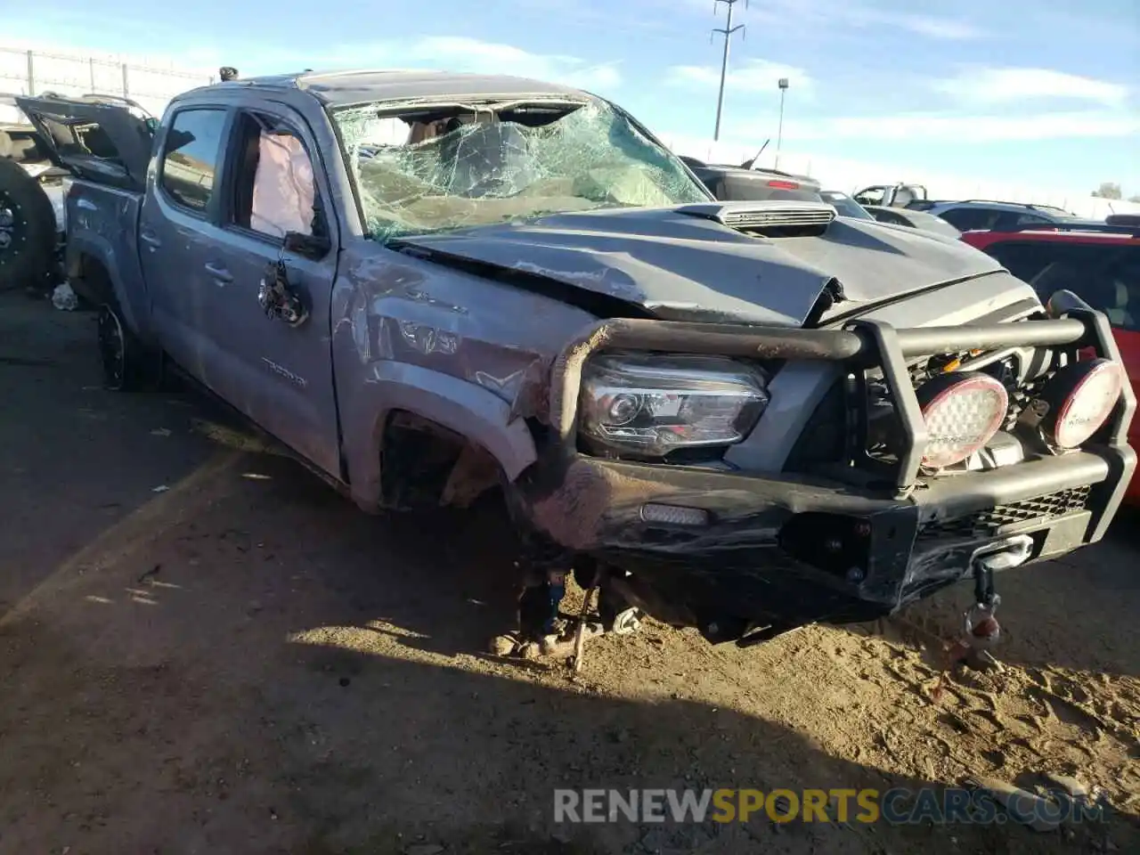 1 Photograph of a damaged car 5TFDZ5BN3KX042766 TOYOTA TACOMA 2019