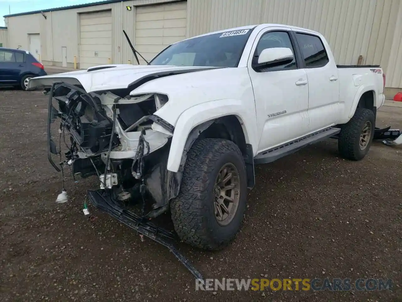 2 Photograph of a damaged car 5TFDZ5BN5KX046642 TOYOTA TACOMA 2019