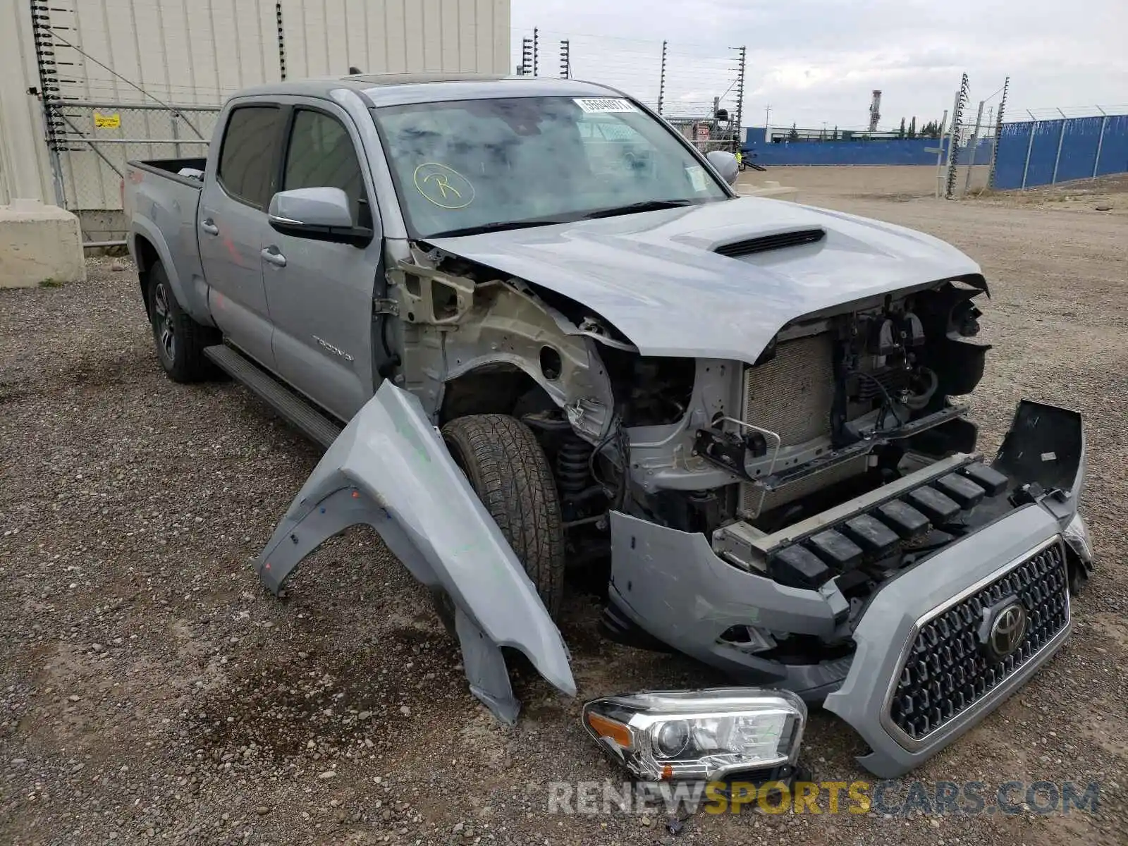 1 Photograph of a damaged car 5TFDZ5BN6KX040719 TOYOTA TACOMA 2019