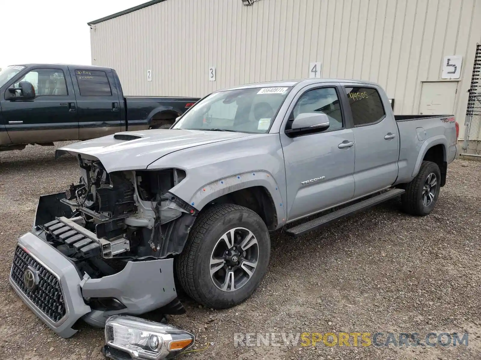 2 Photograph of a damaged car 5TFDZ5BN6KX040719 TOYOTA TACOMA 2019