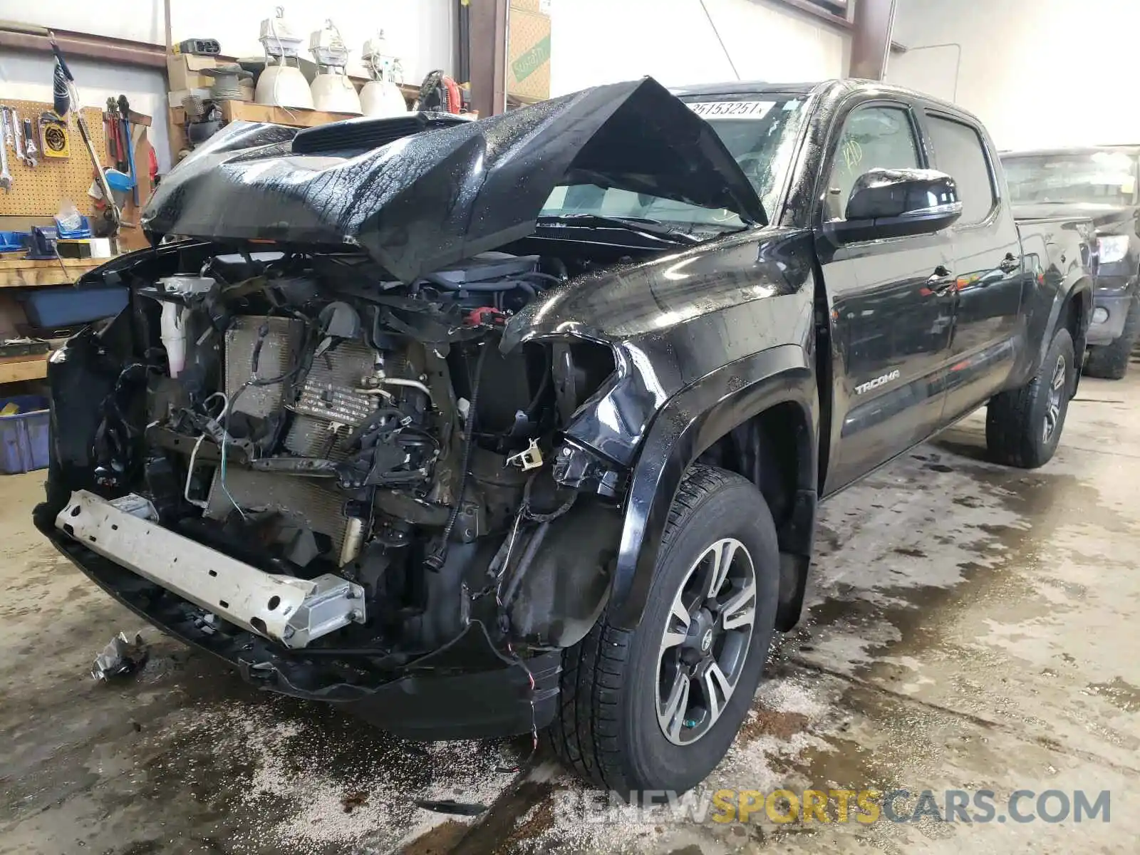 2 Photograph of a damaged car 5TFDZ5BN6KX045953 TOYOTA TACOMA 2019