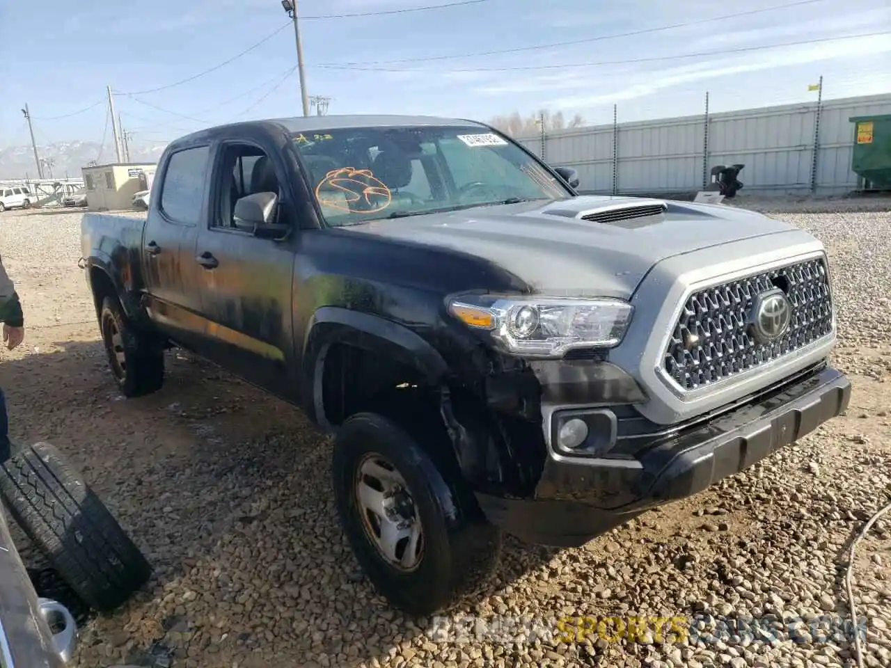 1 Photograph of a damaged car 5TFDZ5BN9KX039628 TOYOTA TACOMA 2019