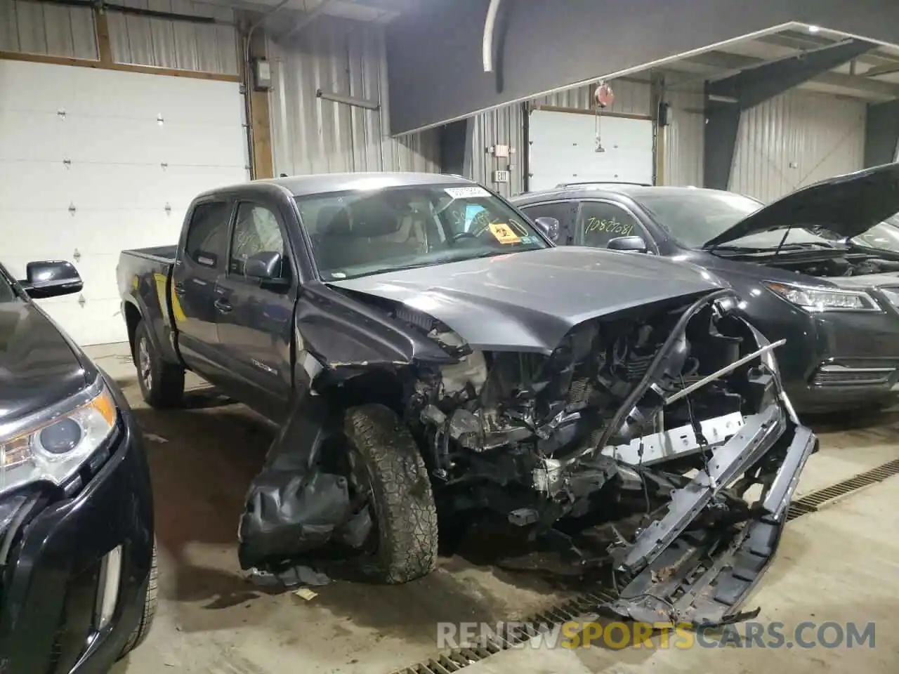 1 Photograph of a damaged car 5TFDZ5BNXKX043879 TOYOTA TACOMA 2019