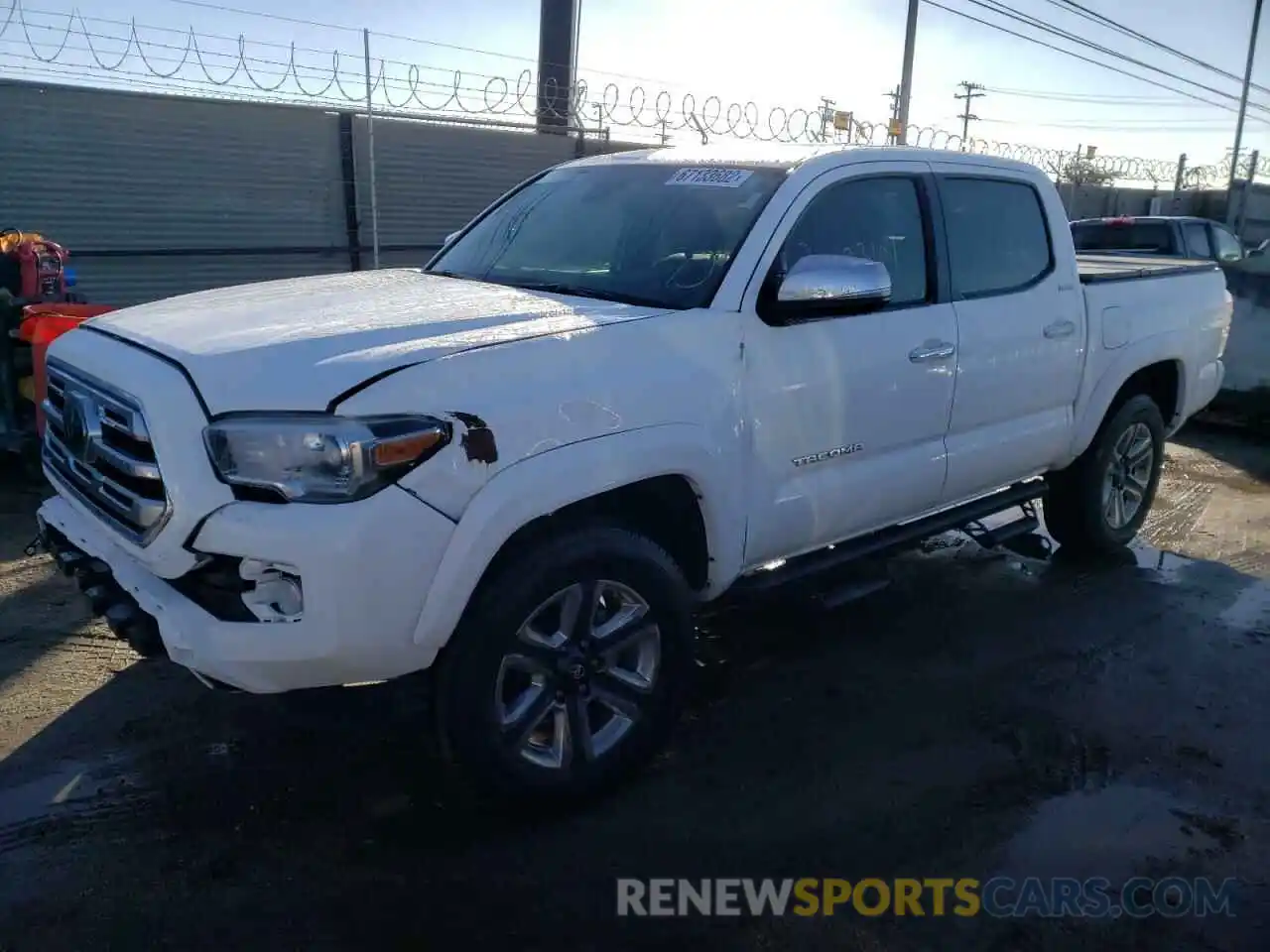 2 Photograph of a damaged car 5TFEZ5CN1KX078703 TOYOTA TACOMA 2019