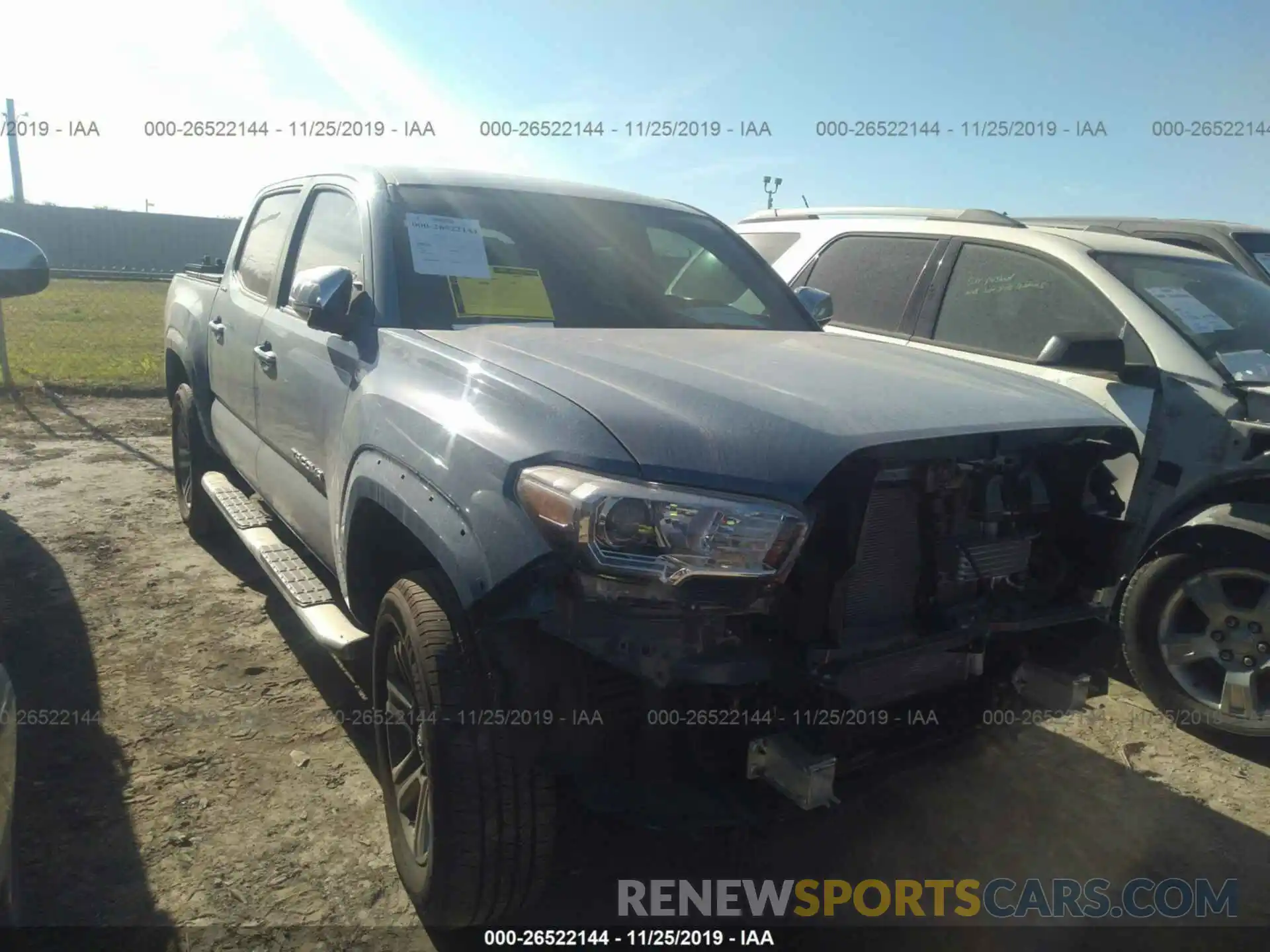 1 Photograph of a damaged car 5TFEZ5CN5KX087372 TOYOTA TACOMA 2019