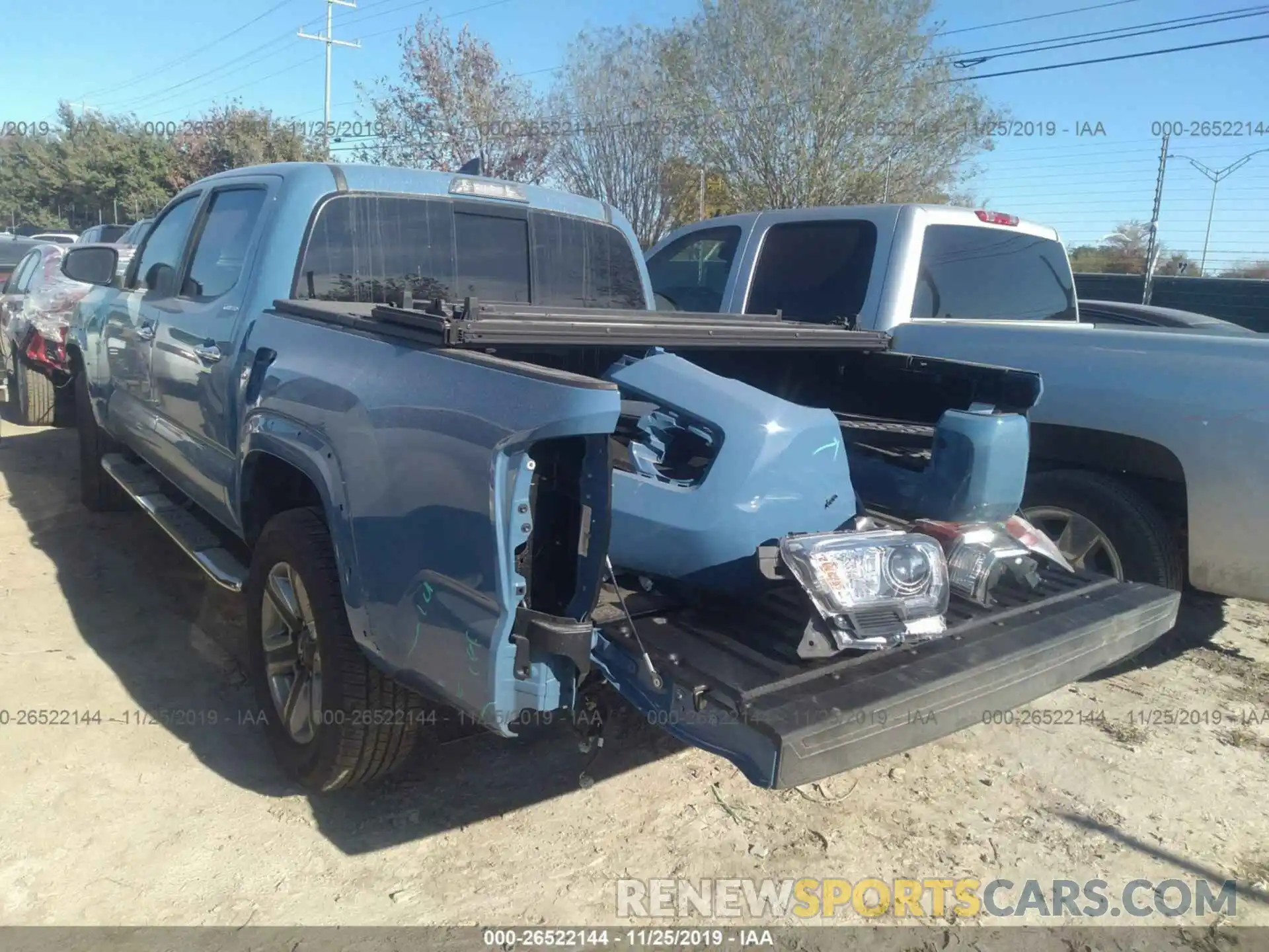 3 Photograph of a damaged car 5TFEZ5CN5KX087372 TOYOTA TACOMA 2019