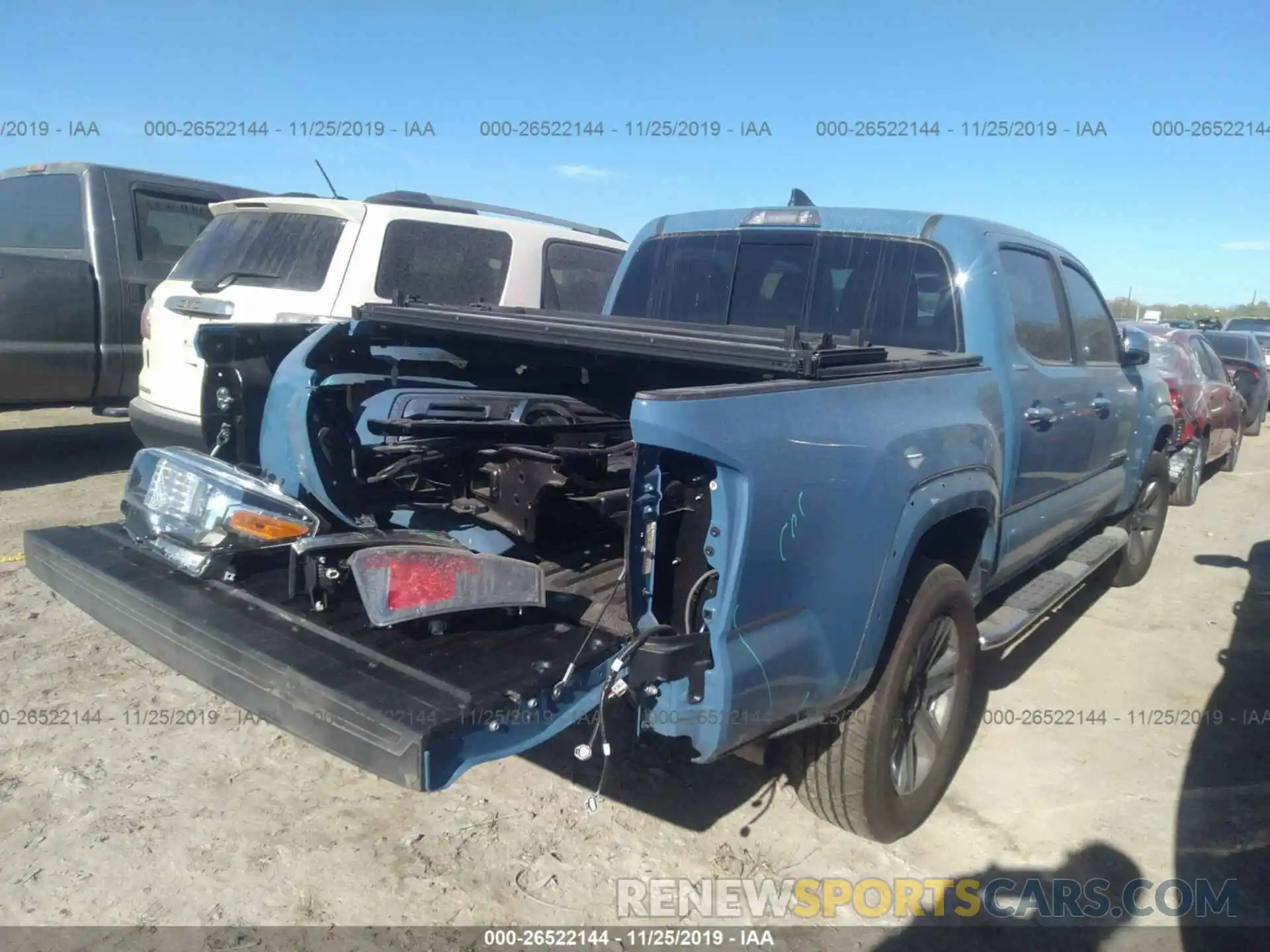 4 Photograph of a damaged car 5TFEZ5CN5KX087372 TOYOTA TACOMA 2019